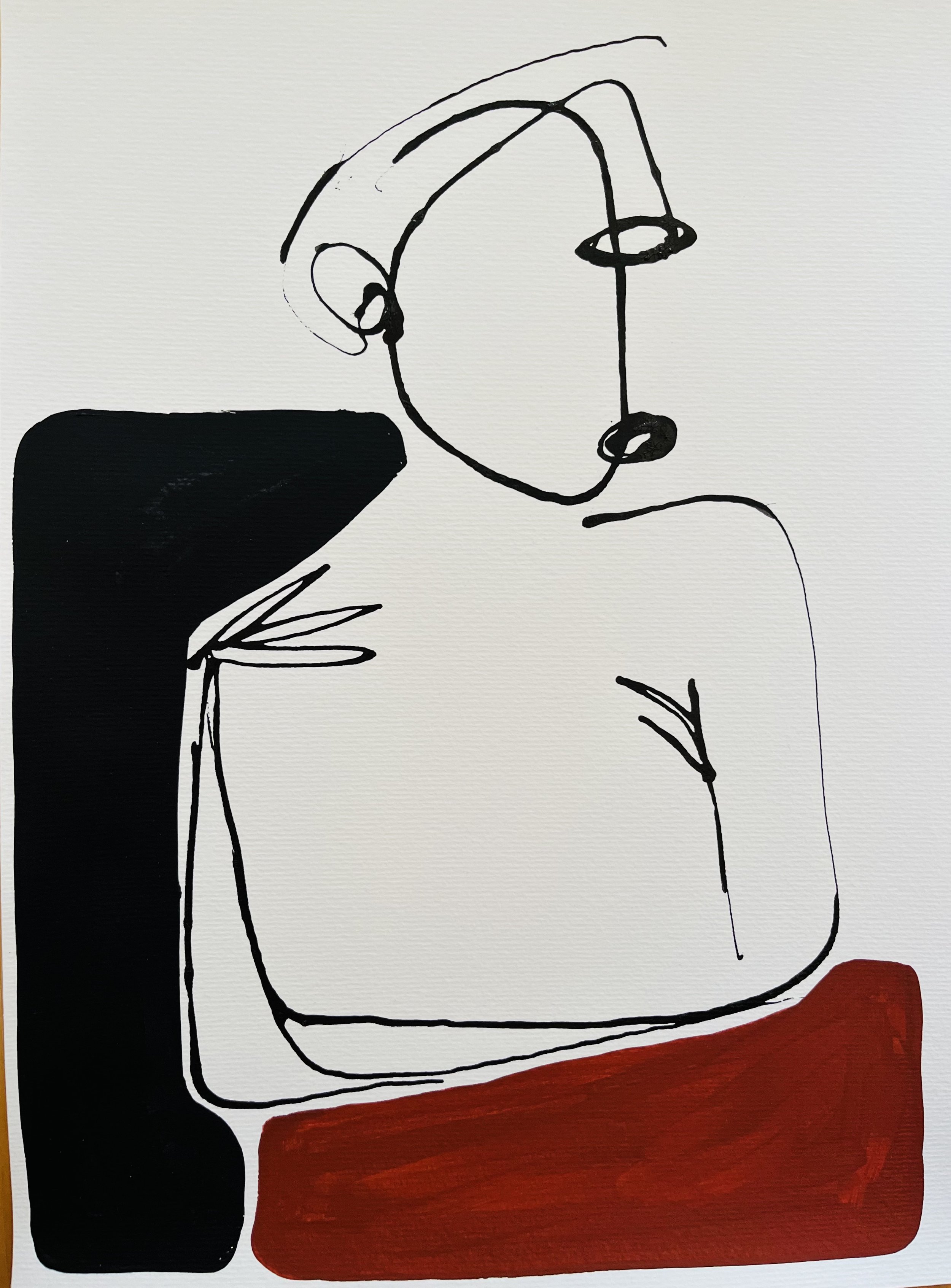 4. Acrylic and ink on paper 30x40cm (12"x16")