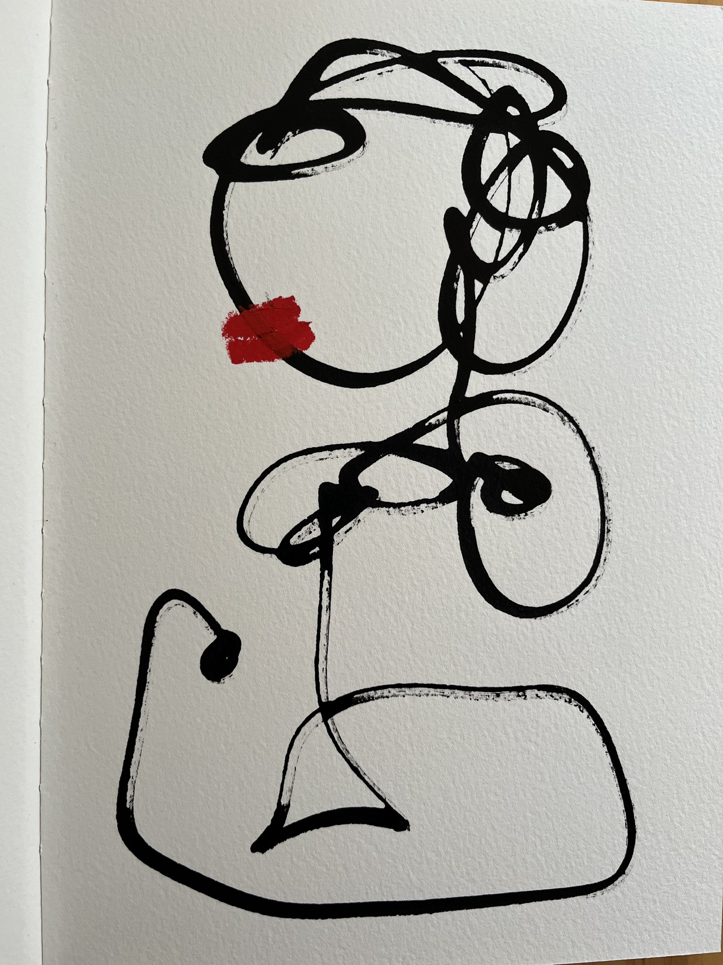 46. SOLD Ink on paper 21x30cm