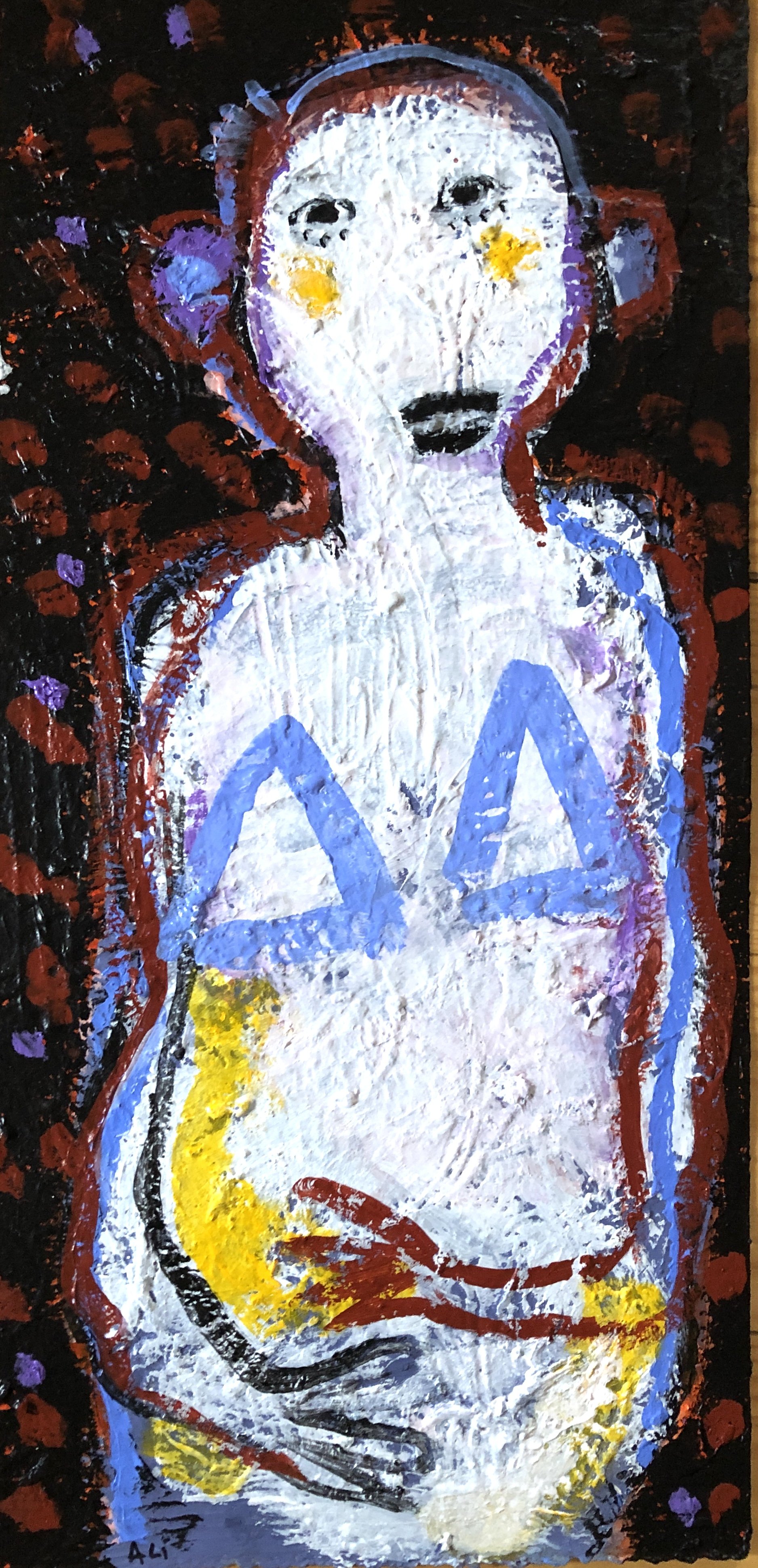 39. Acrylic on paper 12"x20"