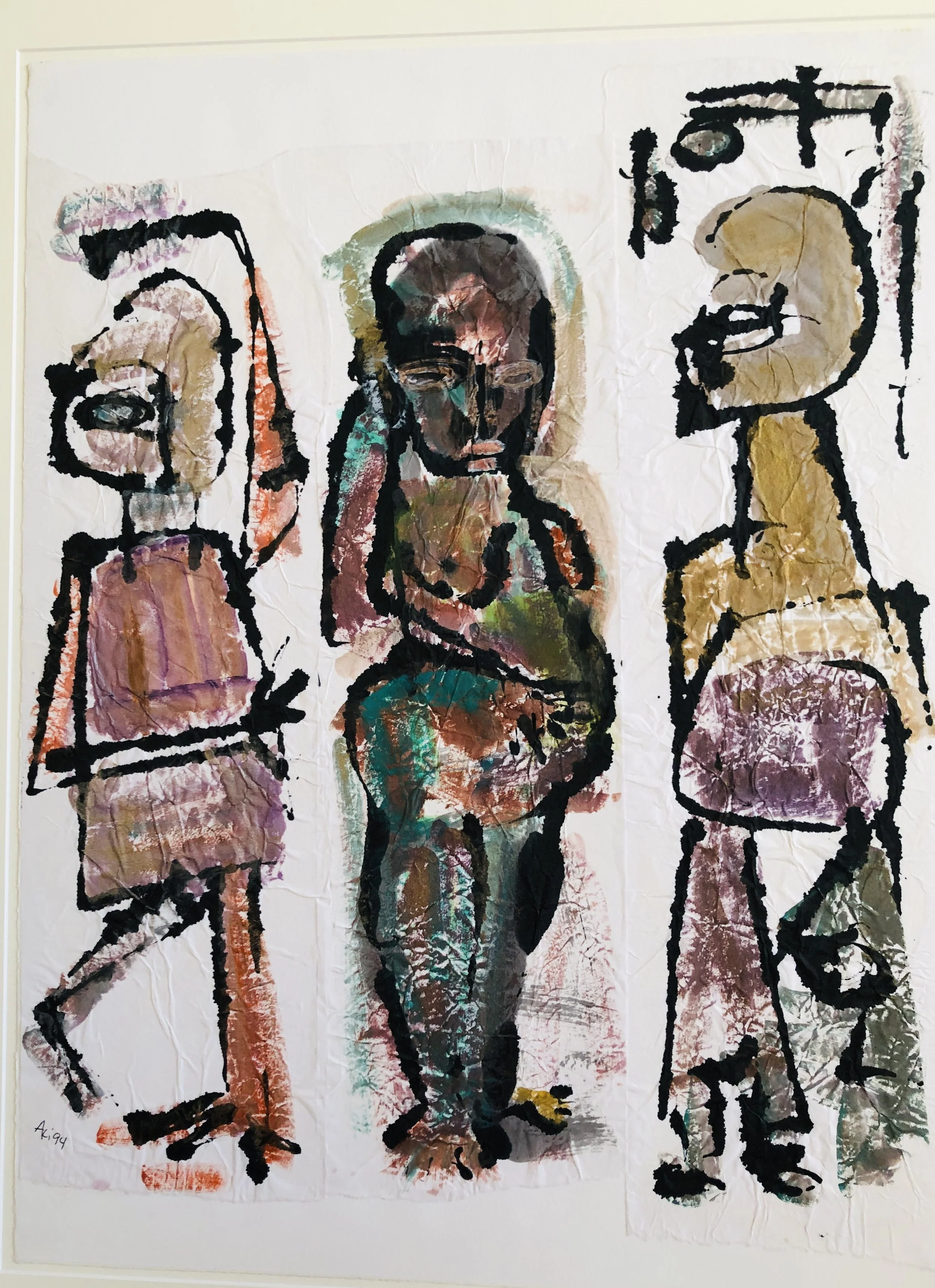 52. mixed media on paper 22"x30" / 56x76cm