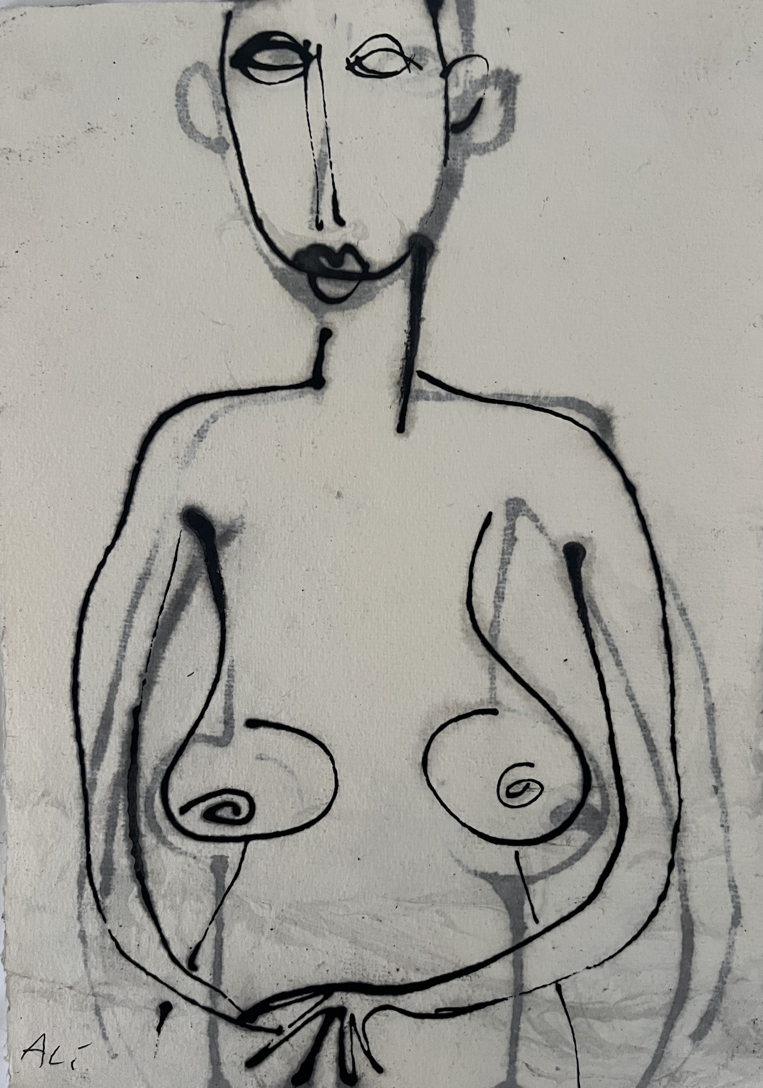 54. Chinese ink on paper 8 1/2"x11"