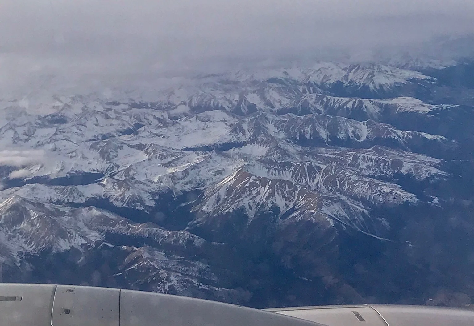 Soaring over the Colorado Rocky Mountains