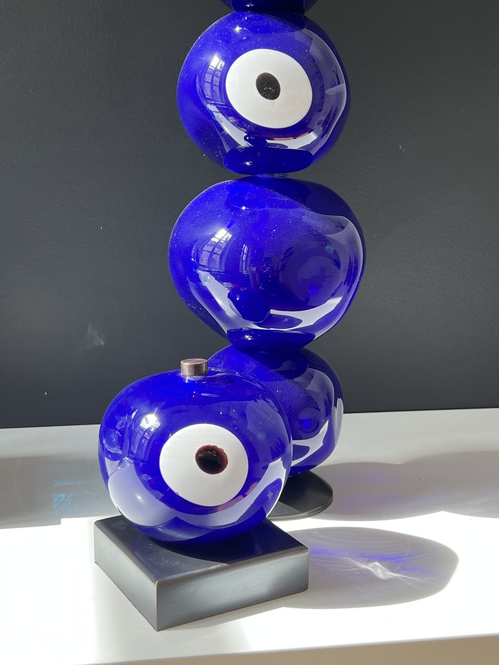 Nazar Glass Sculpture Blue
