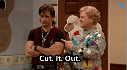 The bloggers want you to CUT IT OUT.
Stop doing this to your faces, por favor.
This was from 2014 … but, guys … take it to the future, boos.
–> Huffington post has a whole set of health trends we need to give up on.
This video is crazy long and from 2013 …
… and there are some things we can’t get with … but we’ve basically fallen in love with Morgan … so … deal with it. what? she’s funny. or spastic. whatevs.
Are there any trends you all hate right now?