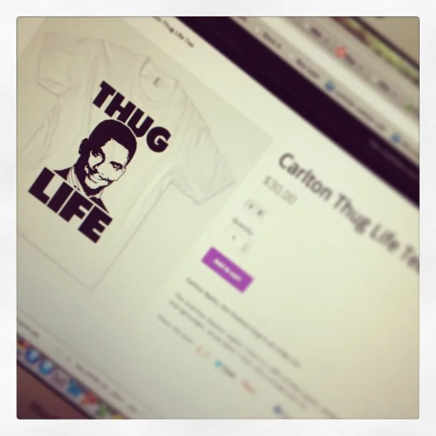 kholioli :
New #statementtees going up in the @khafra_co #summersample today. I mean … Why not?! #thuglife #khafraco #getgreat (at http://khafra.co )