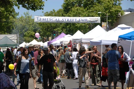 Oakland is highlighting the business district of Temescal with a street fair.
Come mingle with other entrepreneurs, small business owner and residents of this community.
Its summer, its outside, its time to show off your sizzling summer wardrobe.
Or … maybe just get in touch with your wild side. ;-)
Why not get inspired by some prints?
Or just show your love for The Bay?
If you have love for this city and need some helping showing it, let us know ..We love Oakland, fashion and … and of course … you!