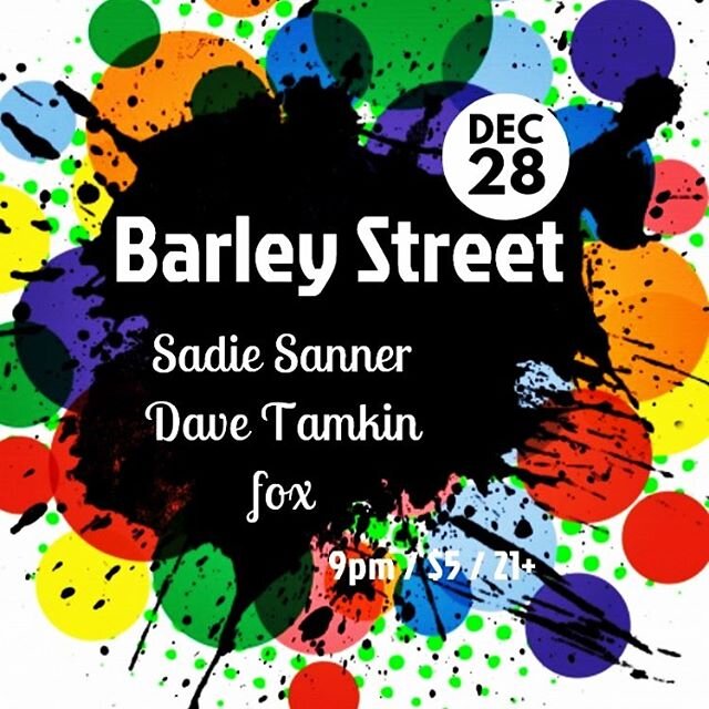 Sharing a stage with FOX &amp; SANDIE SANNER tonight at @barleystreet in #omahanebraska 9pm!!! Last show of the year!! @belleofkilronan @holyflurkingschnit .
.
.
.
#omaha #omahamusic #omahamusicscene #omahanights #omahavenue