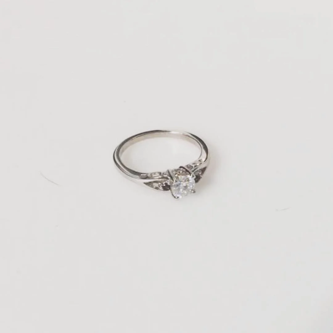Smokey Quartz Engagement Ring