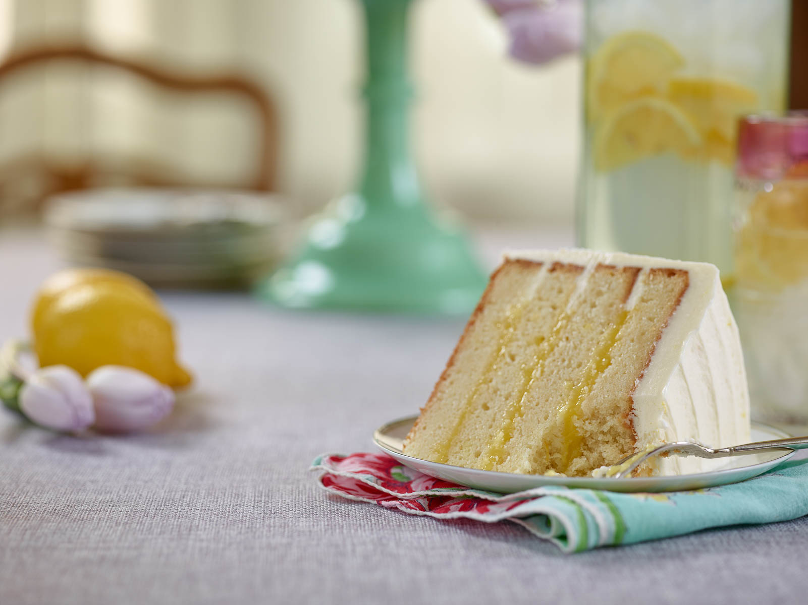 Dolce Lemon Cake Slice