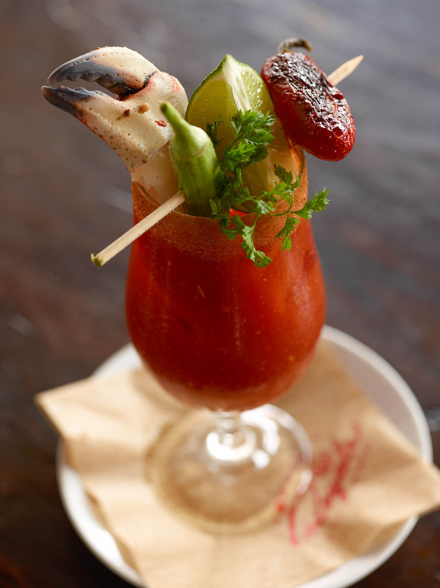 Bloody Mary with a Crab Claw