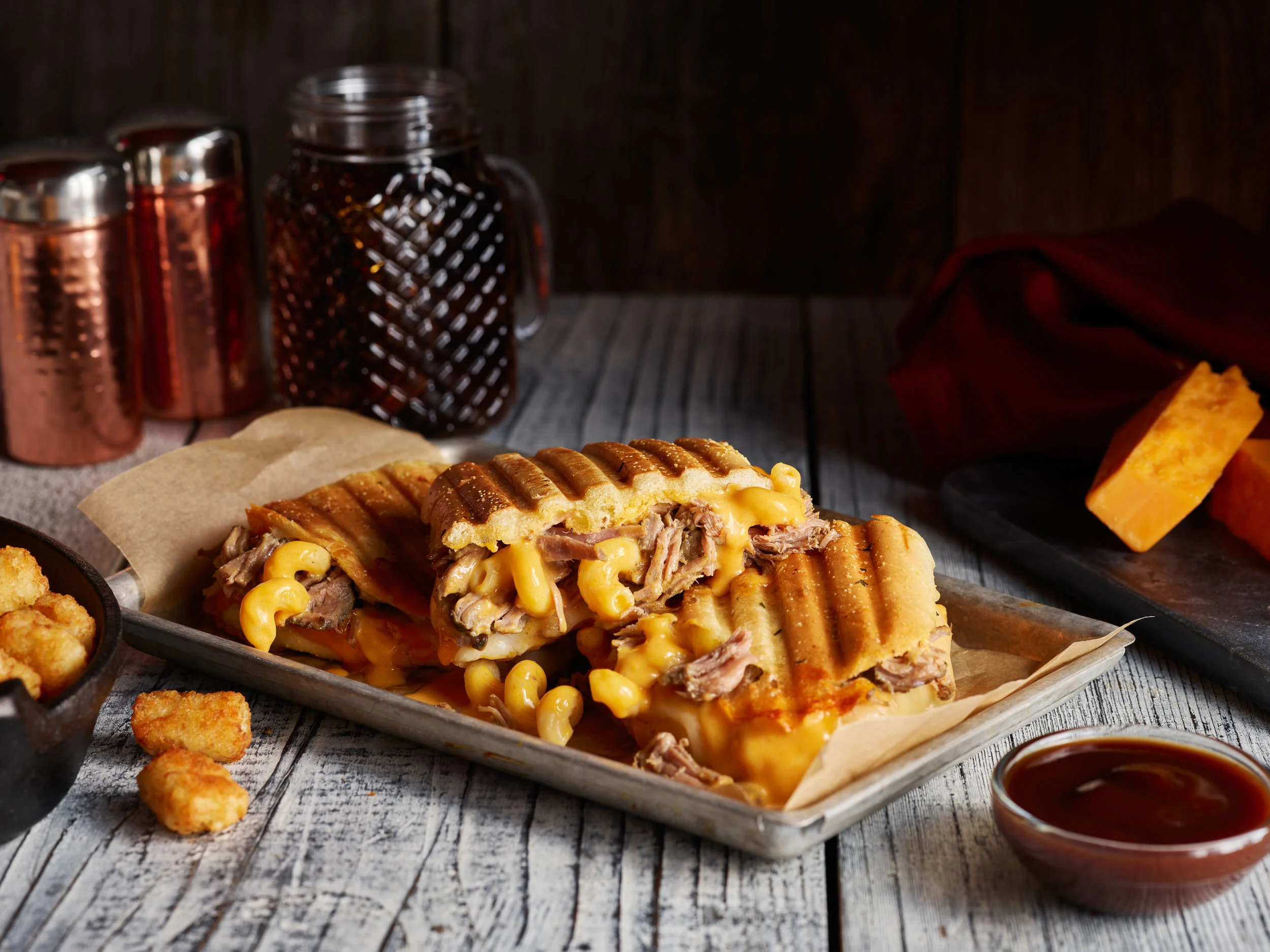 Best Mac-Cheese-and-Ham Toasty Ever!