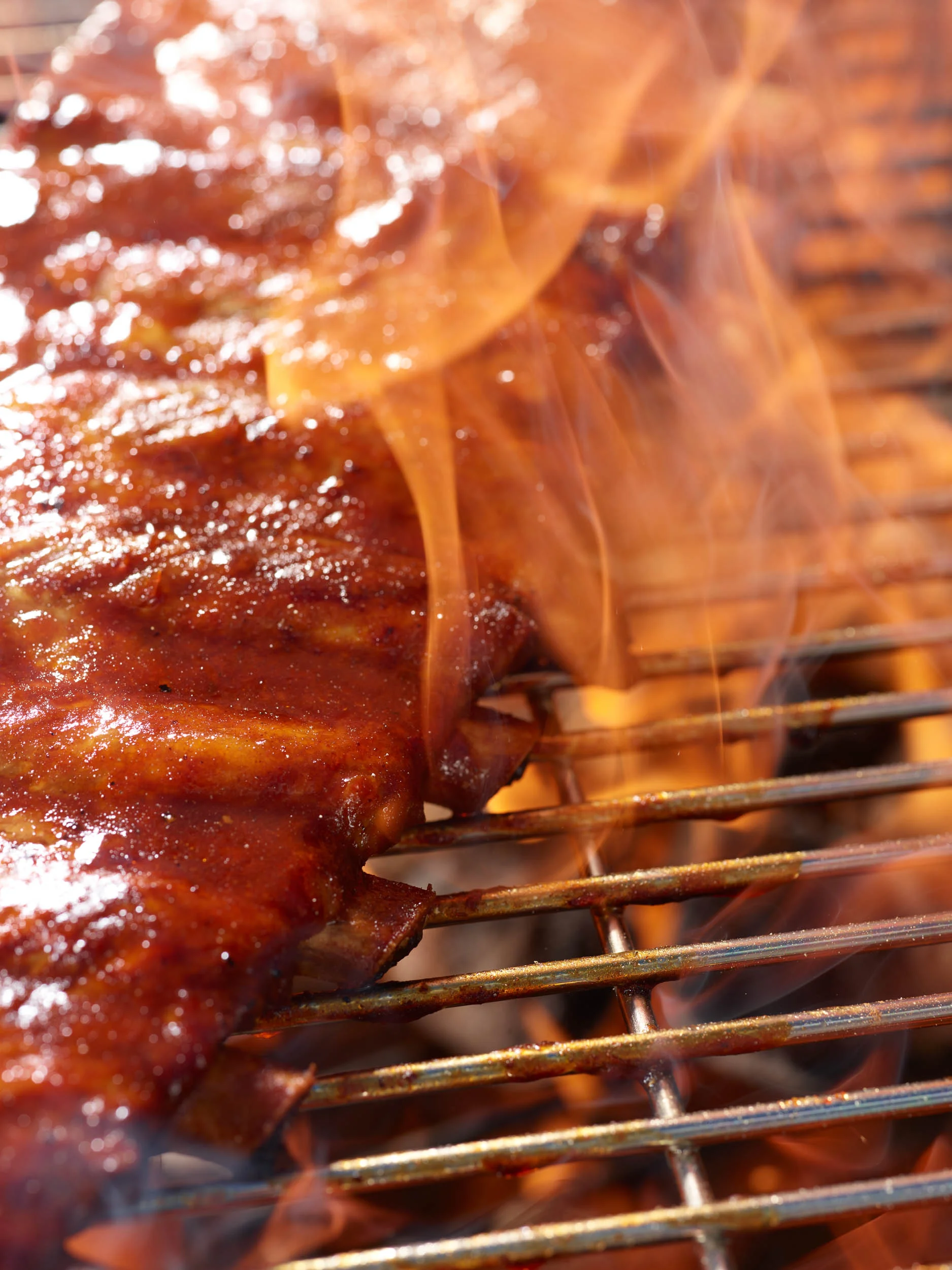 Ribs on the Smoker