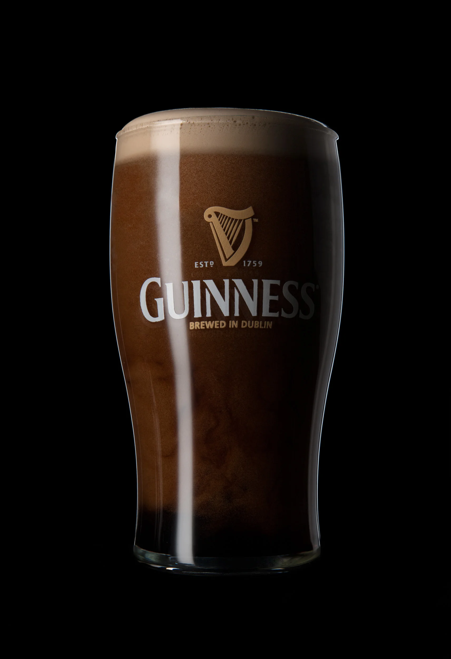 Delicious Guinness surging and settling in its best glassware