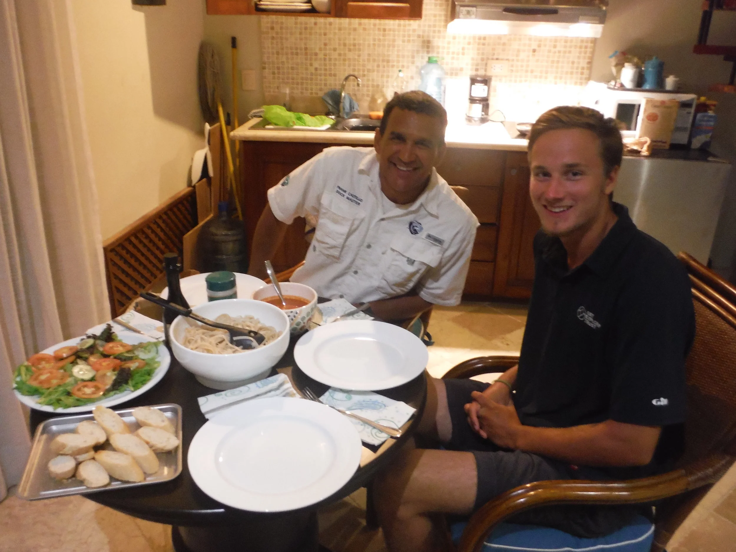 Thank you Frank for taking us in and offering a fantastic dinner!