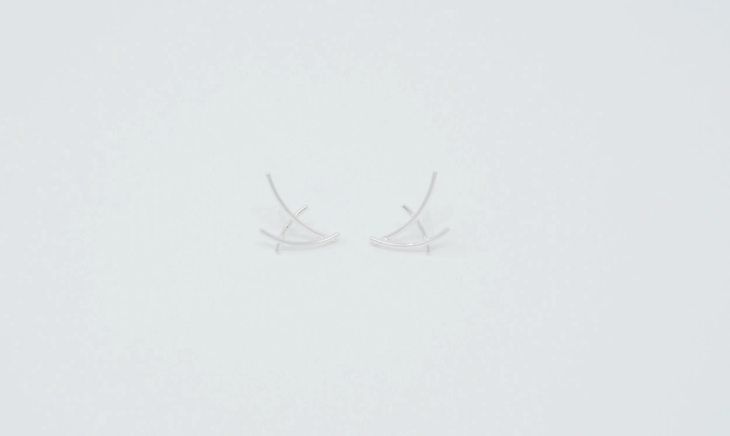 Mangrove Infra Ear Climbers with stud backs