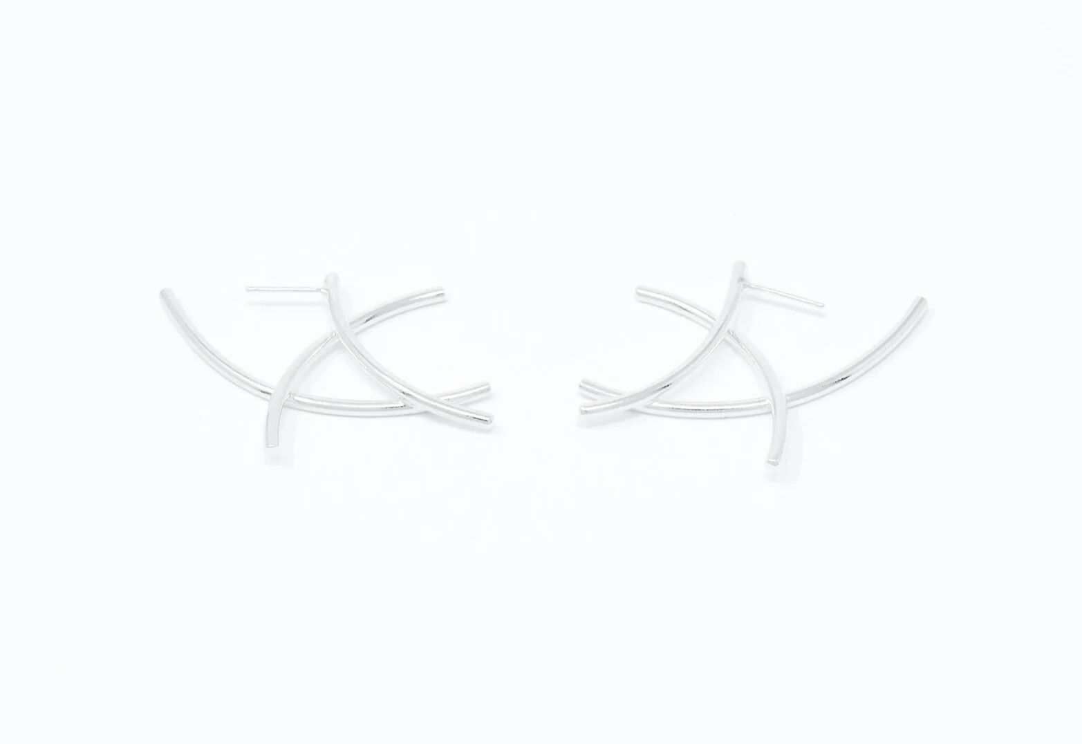 Mangrove sub:MERGE studs in Silver