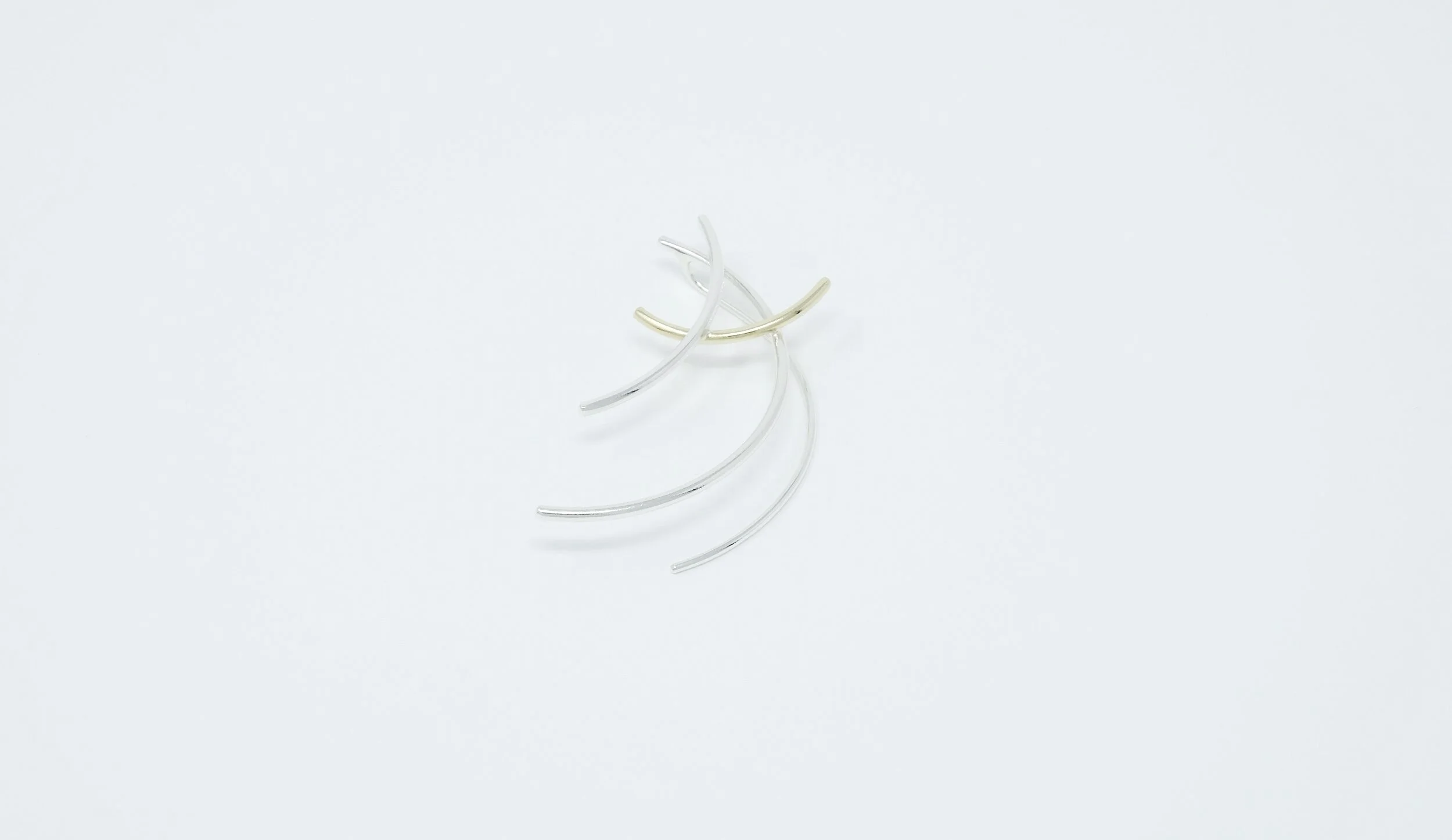 Supra Ear Cuff in mixed metal