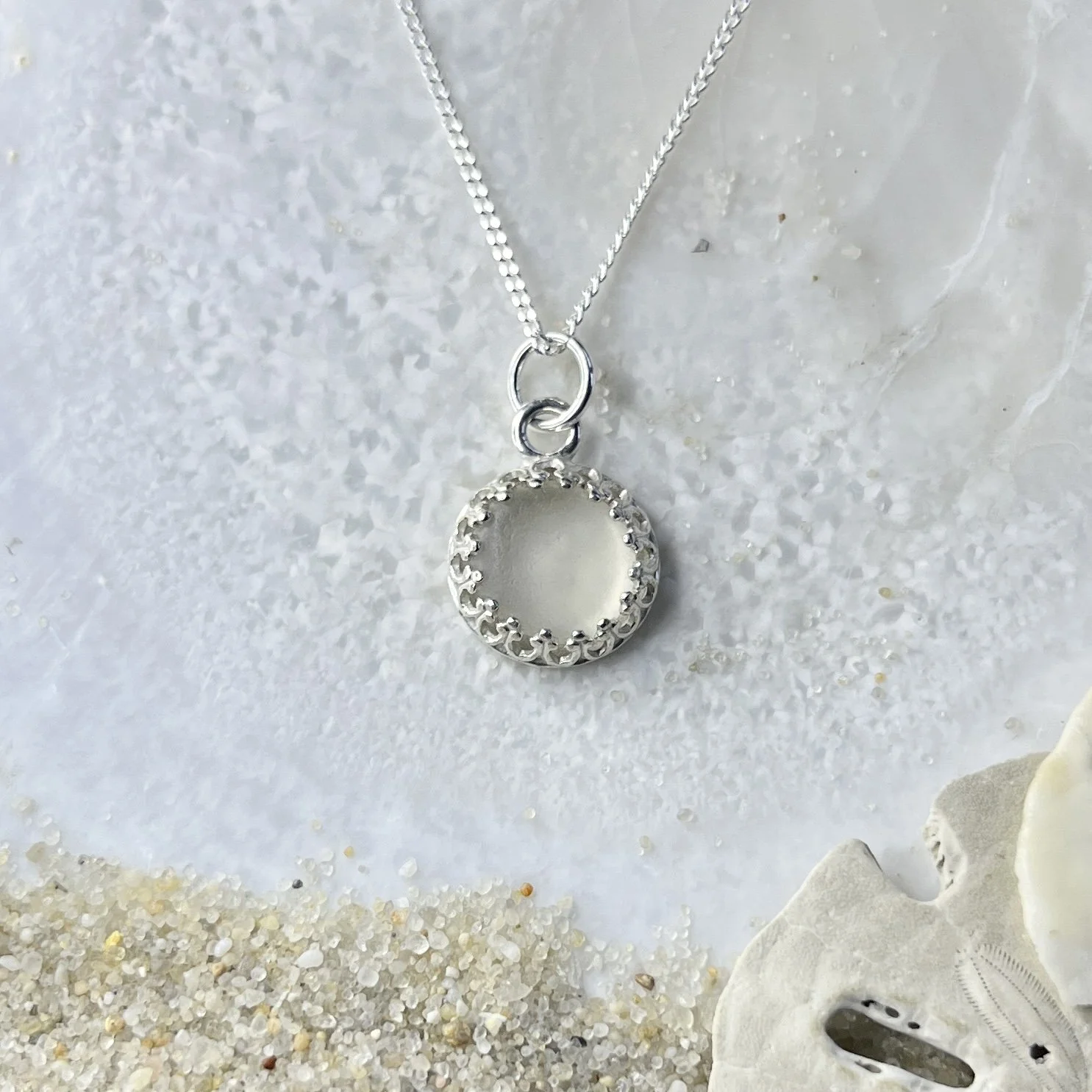 Petite Natural Cape May Diamond Necklace by Janet Payne Jewelry, Cape May, NJ.jpg