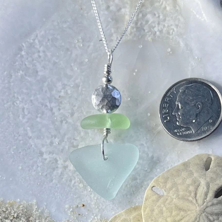 Blue and Green Seafoam Sea Glass Necklace.jpg