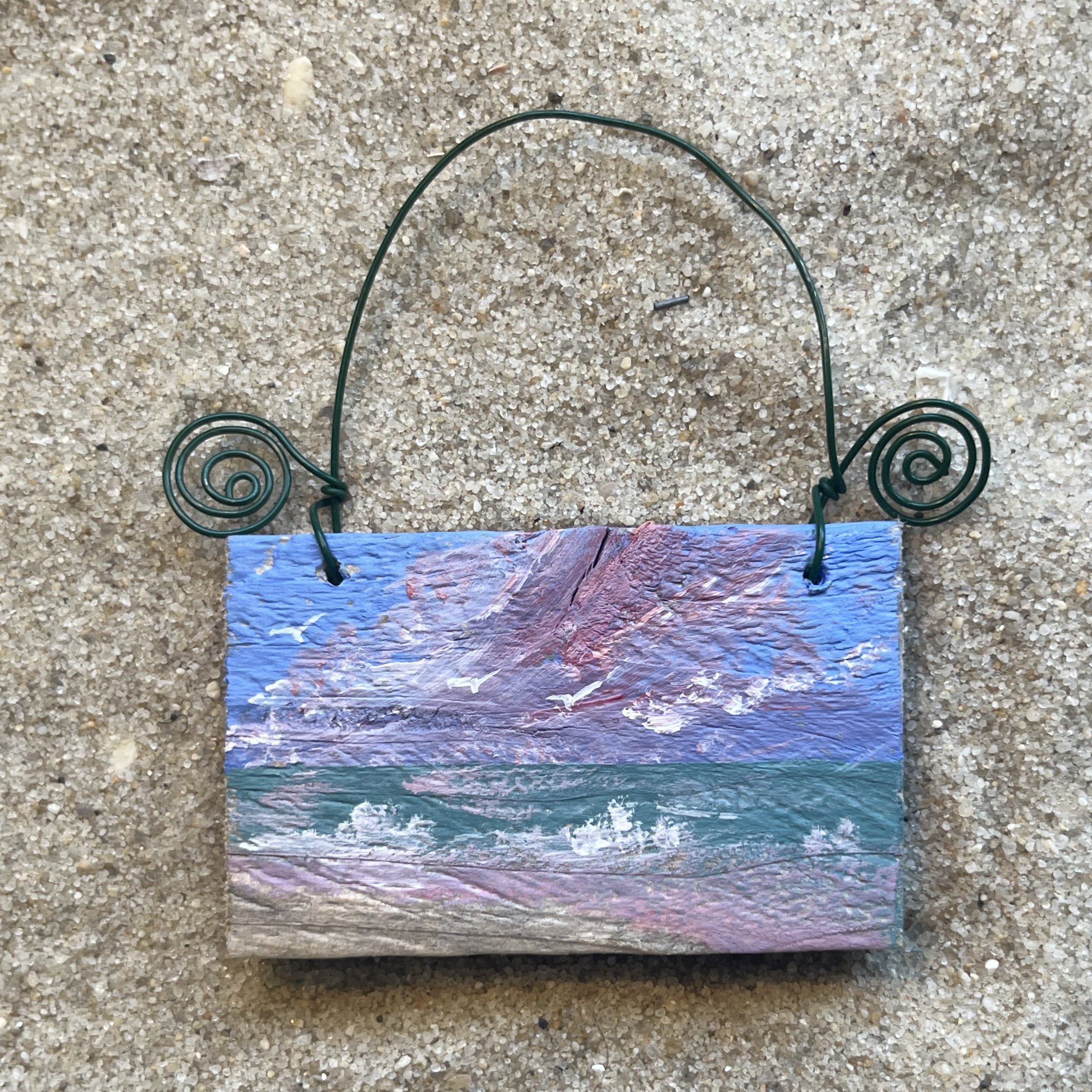 Driftwood Painting - Ornament 18 by Janet Payne, Cape May, NJ.jpg