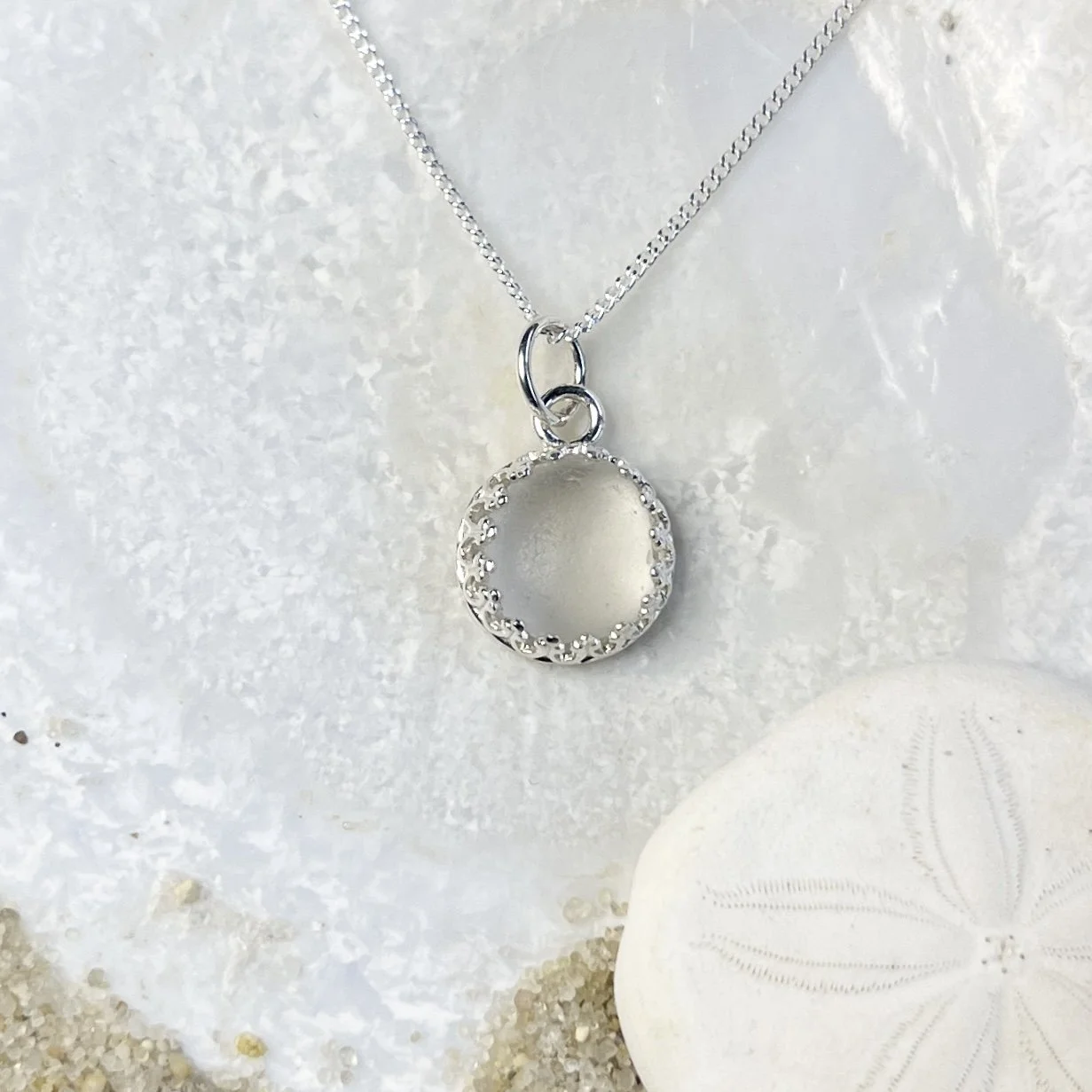 Petite Natural Cape May Diamond Necklace by Janet Payne Jewelry, Cape May, NJ.jpg
