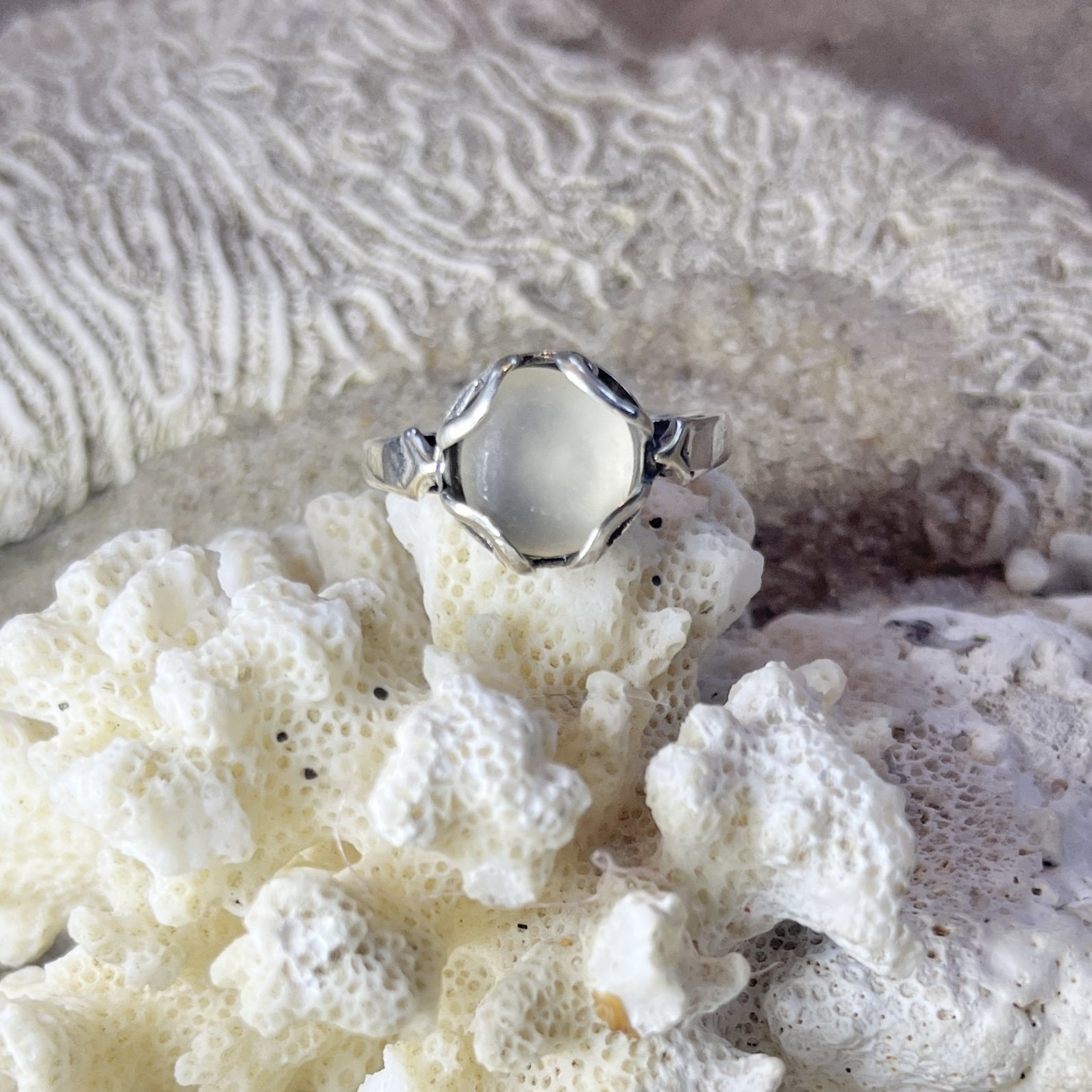 Natural Cape May Diamond Ring - Size 8