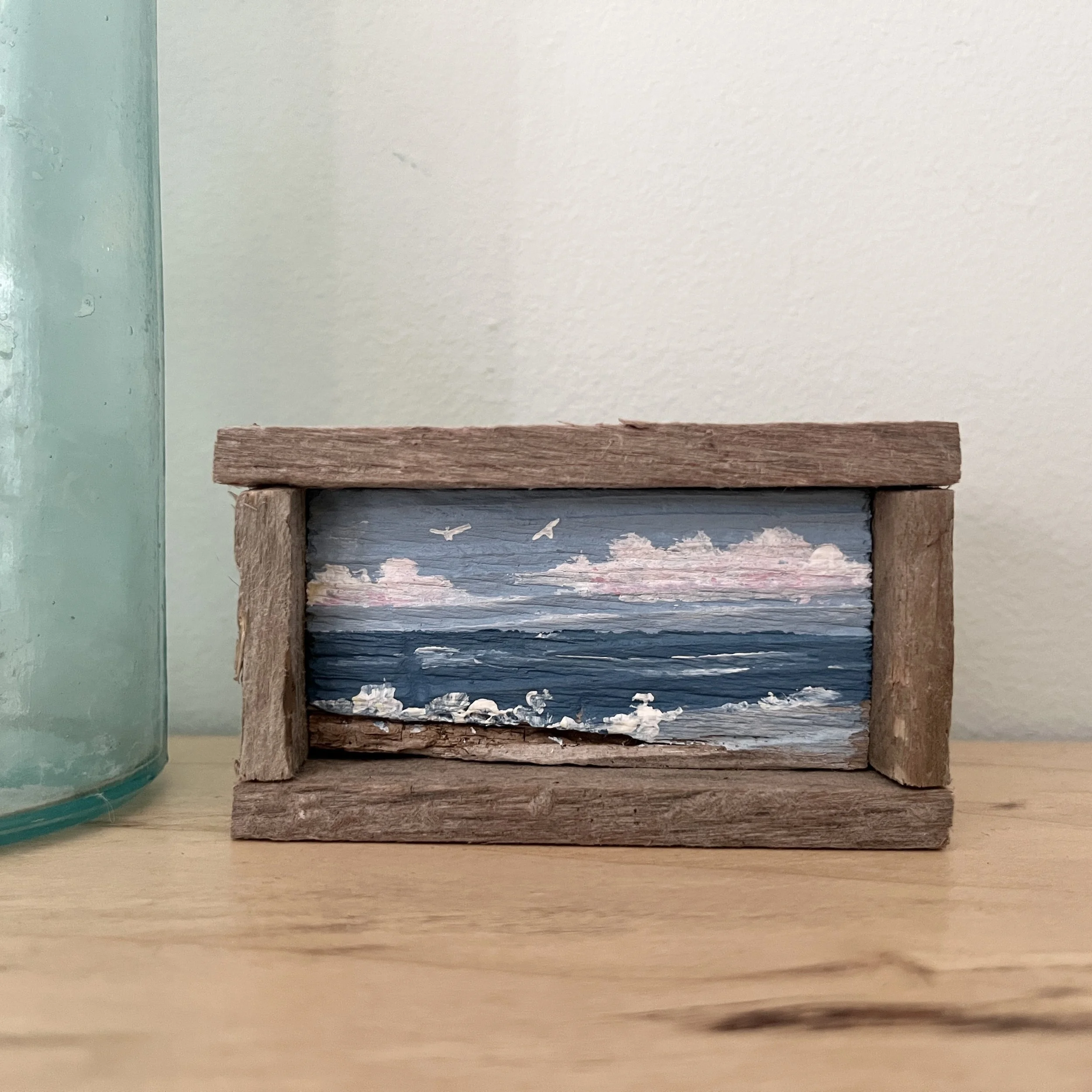 Wind and Waves - Driftwood Painting by Janet Payne, Cape May, NJ.jpg