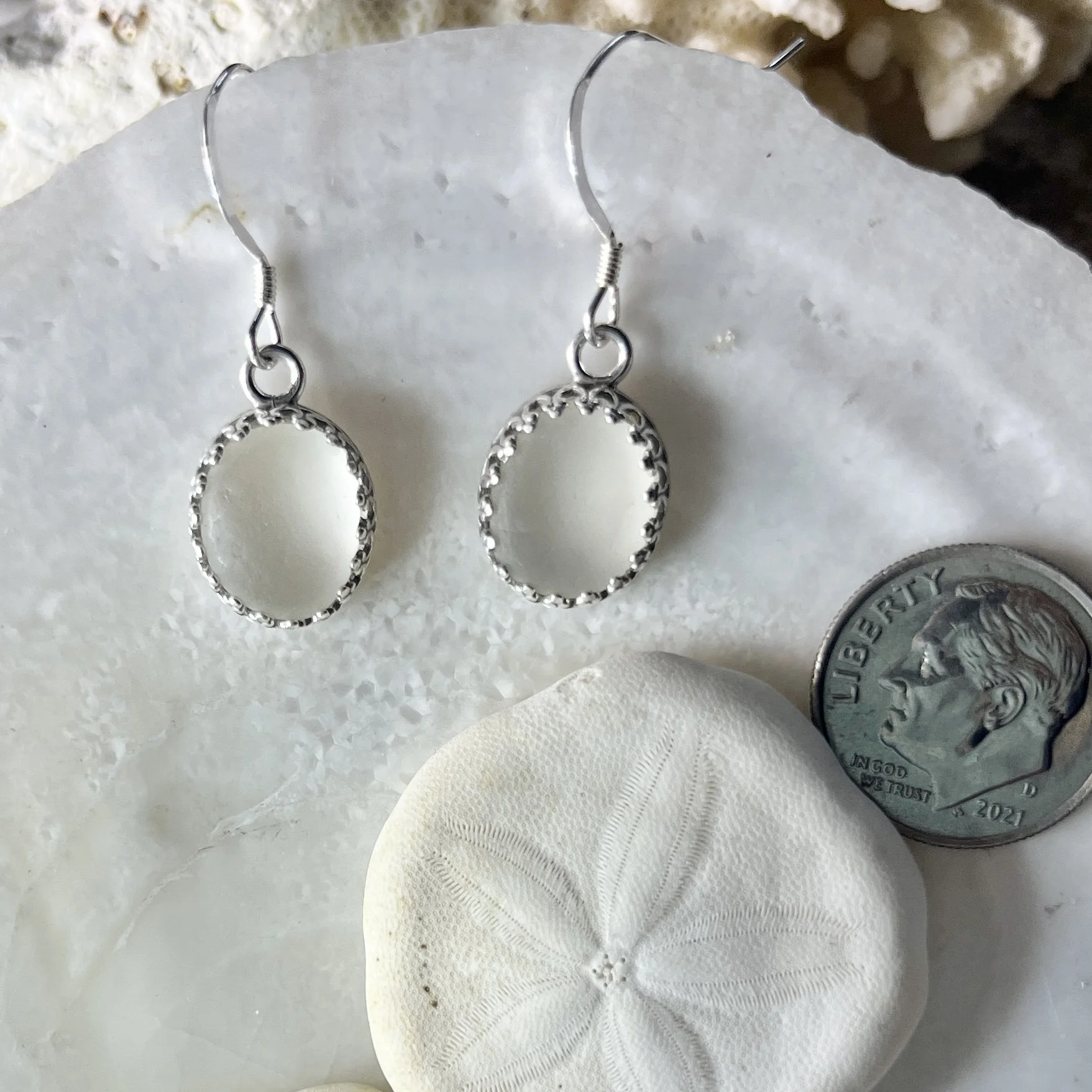 Oval Cape May Diamond Earrings