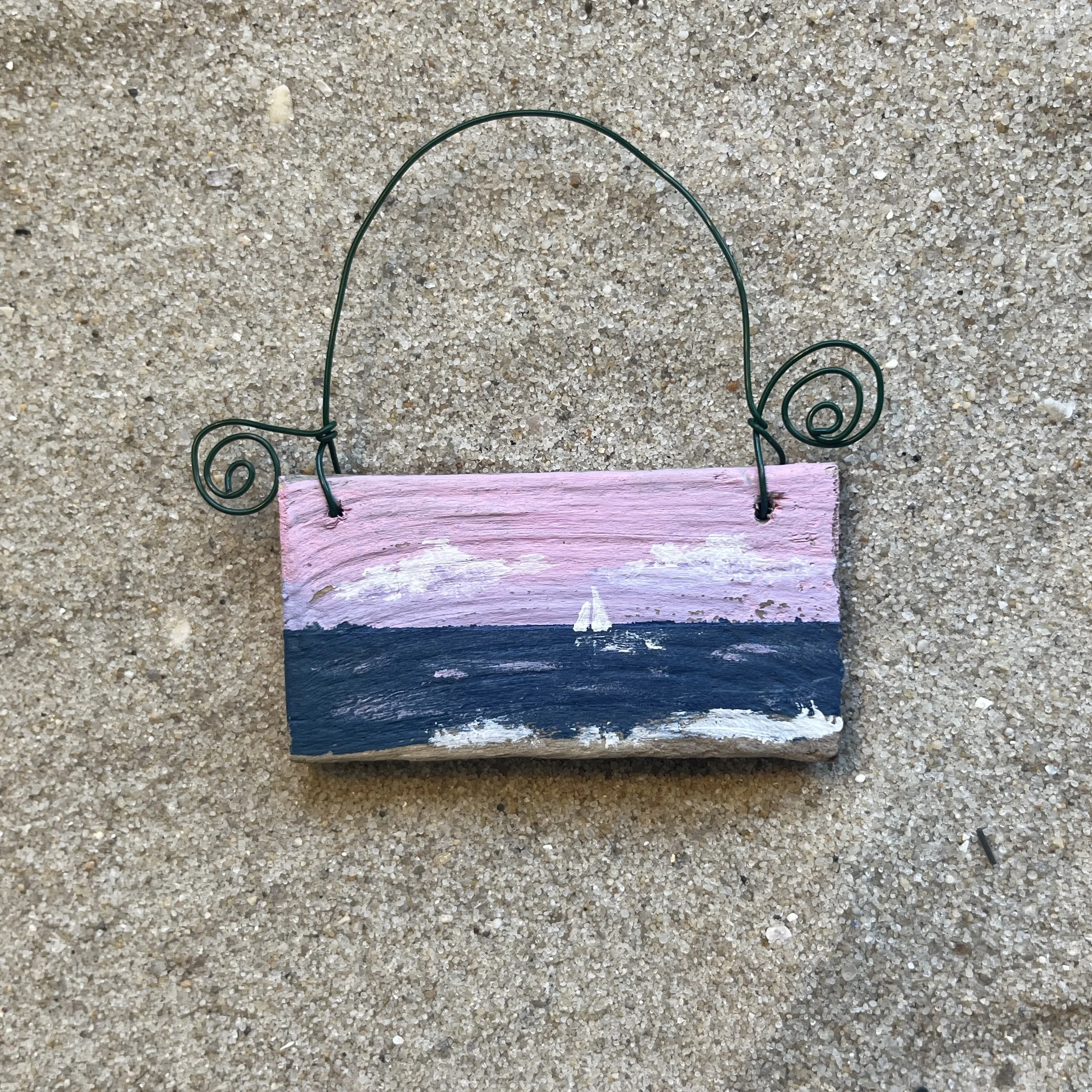 Driftwood Painting - Ornament 13 by Janet Payne, Cape May, NJ.jpg