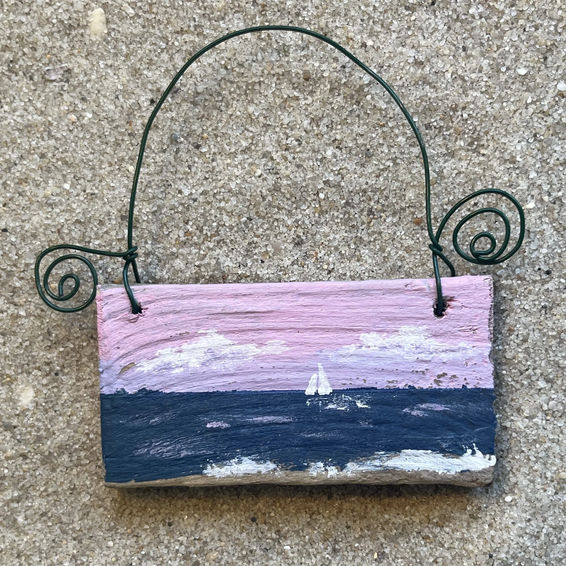 Driftwood Painting - Ornament 13 by Janet Payne, Cape May, NJ.jpg