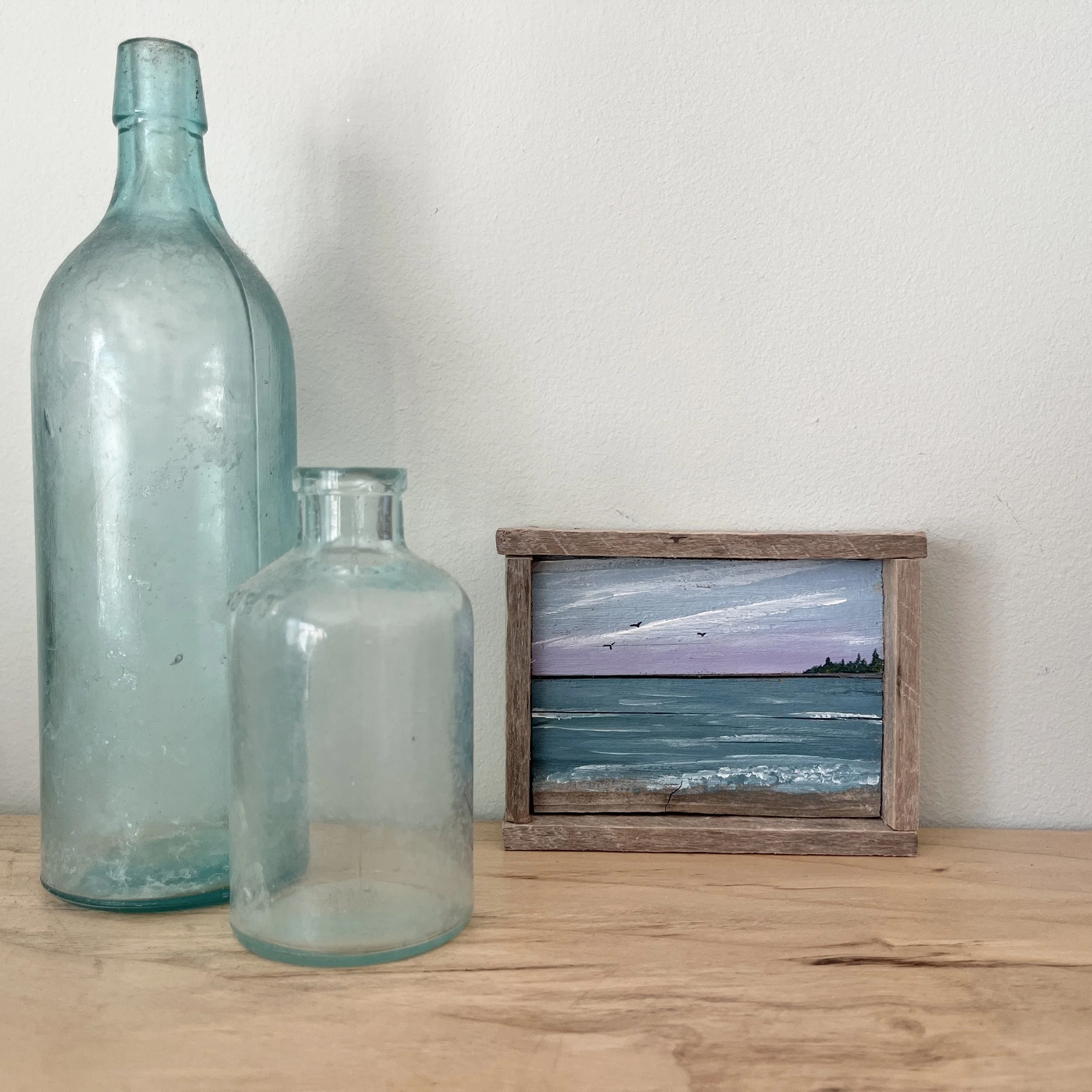 Higbee Beach, driftwood painting by Janet Payne, Cape May, NJ