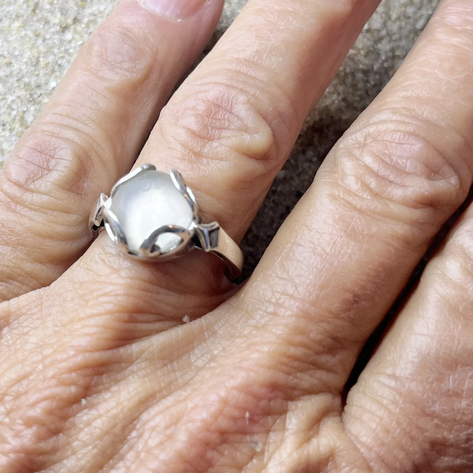 Natural Cape May Diamond Ring - Size 7, by Janet Payne Jewelry,Cape May, NJ