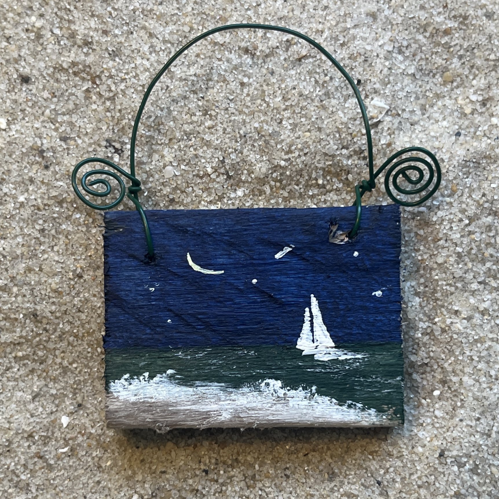 Driftwood Painting - Ornament 20 by Janet Payne, Cape May, NJ.jpg