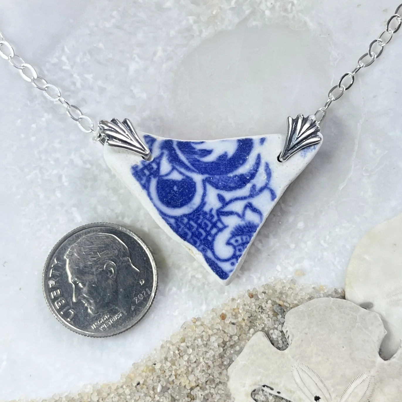 Blue and White Sea Pottery Necklace.jpg