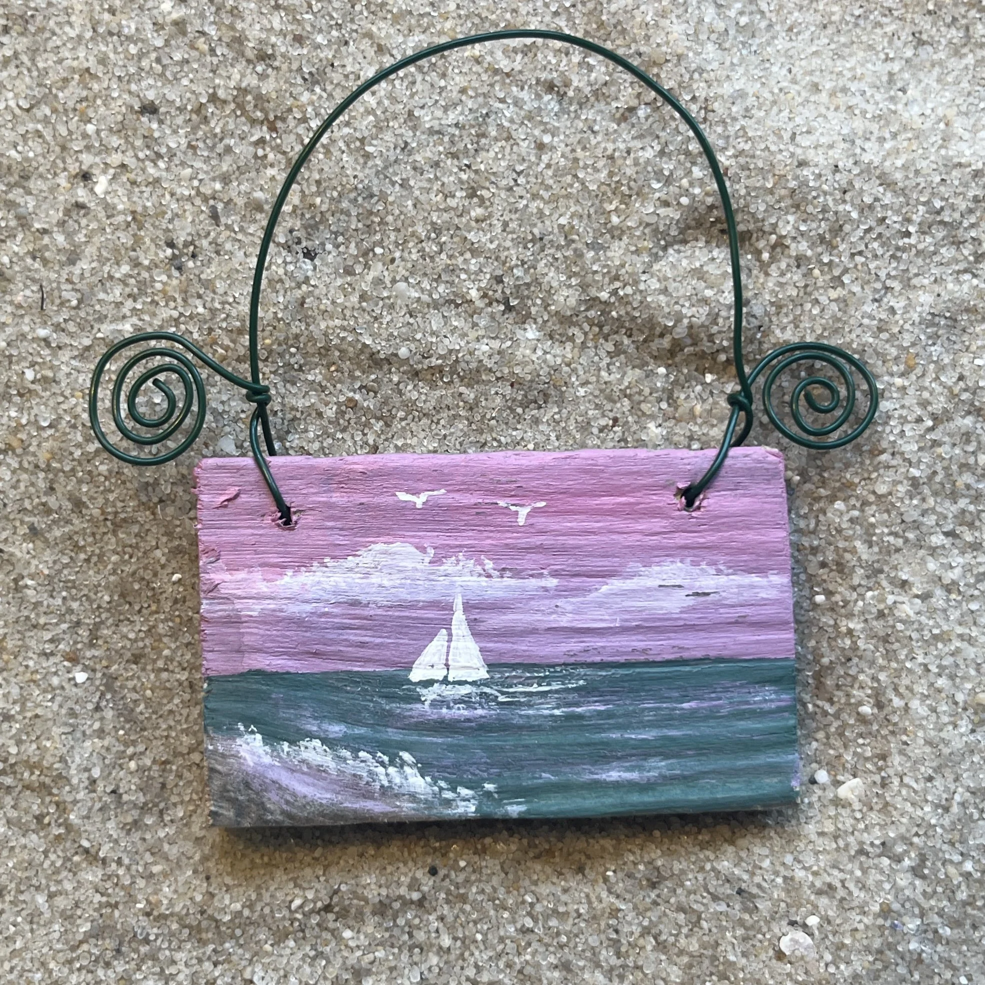 Driftwood Painting - Ornament 17 by Janet Payne, Cape May, NJ.jpg