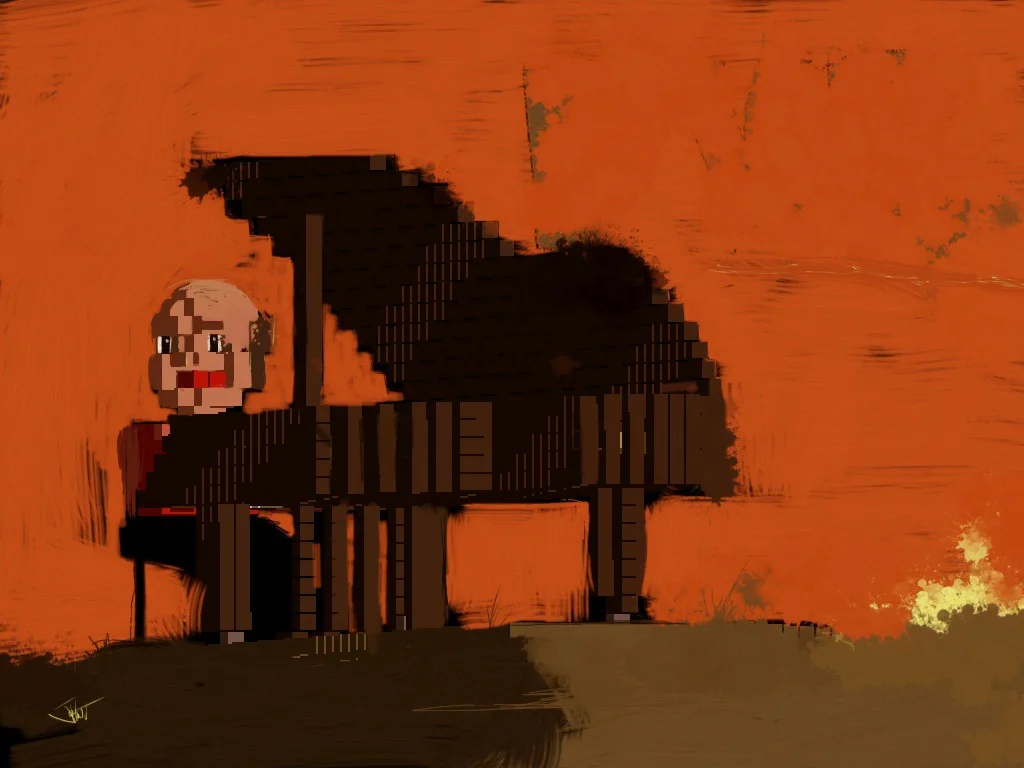 Painted Voxel | Patricio's Piano