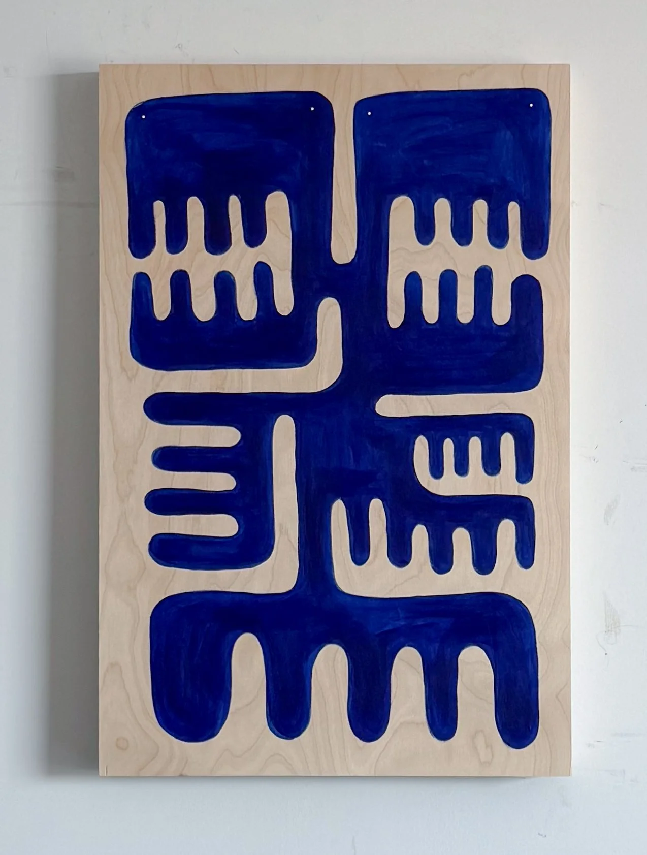 gemini - acrylic on wood - 20" x 30" - 2025