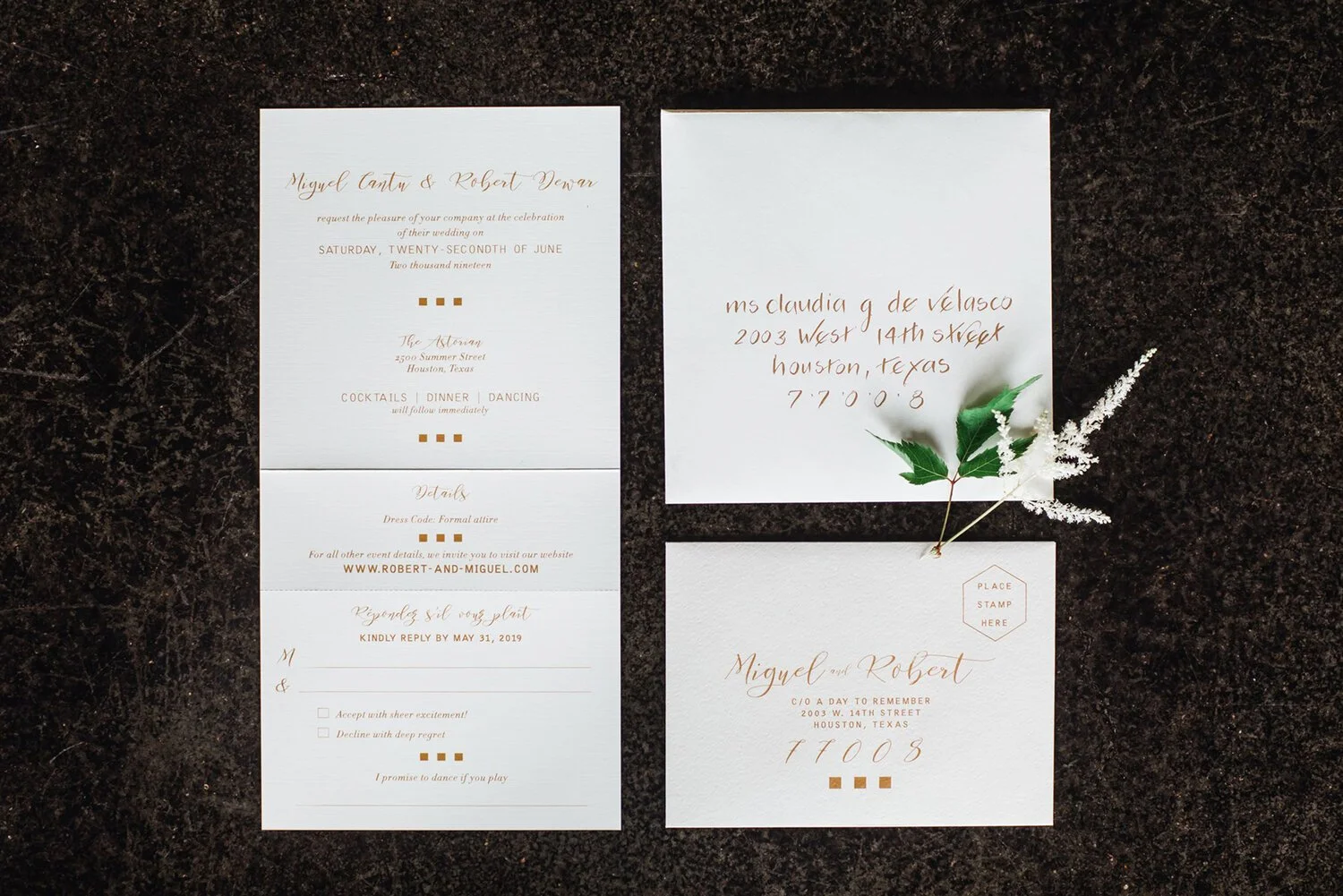 Are Labels Acceptable When Addressing Wedding Invitations?