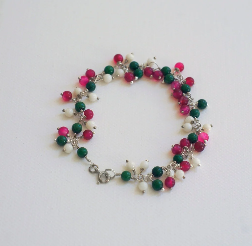 Petunia Flower Bracelet