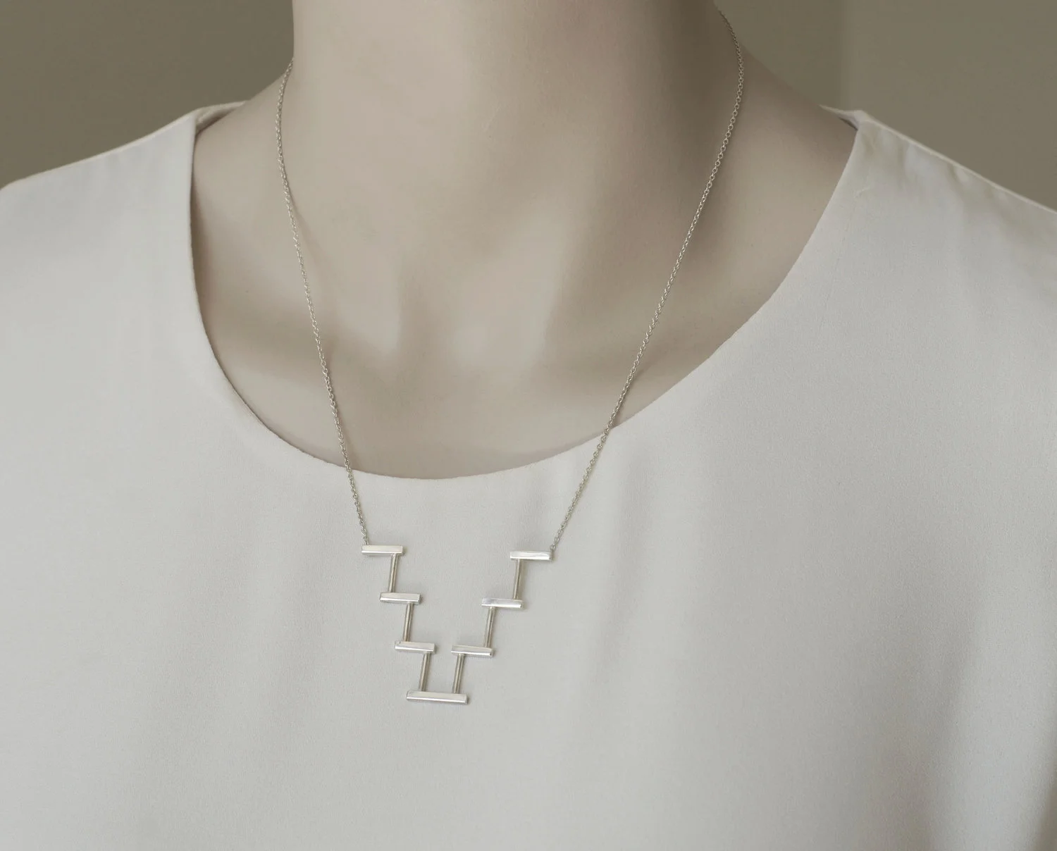 Step Gable Necklace