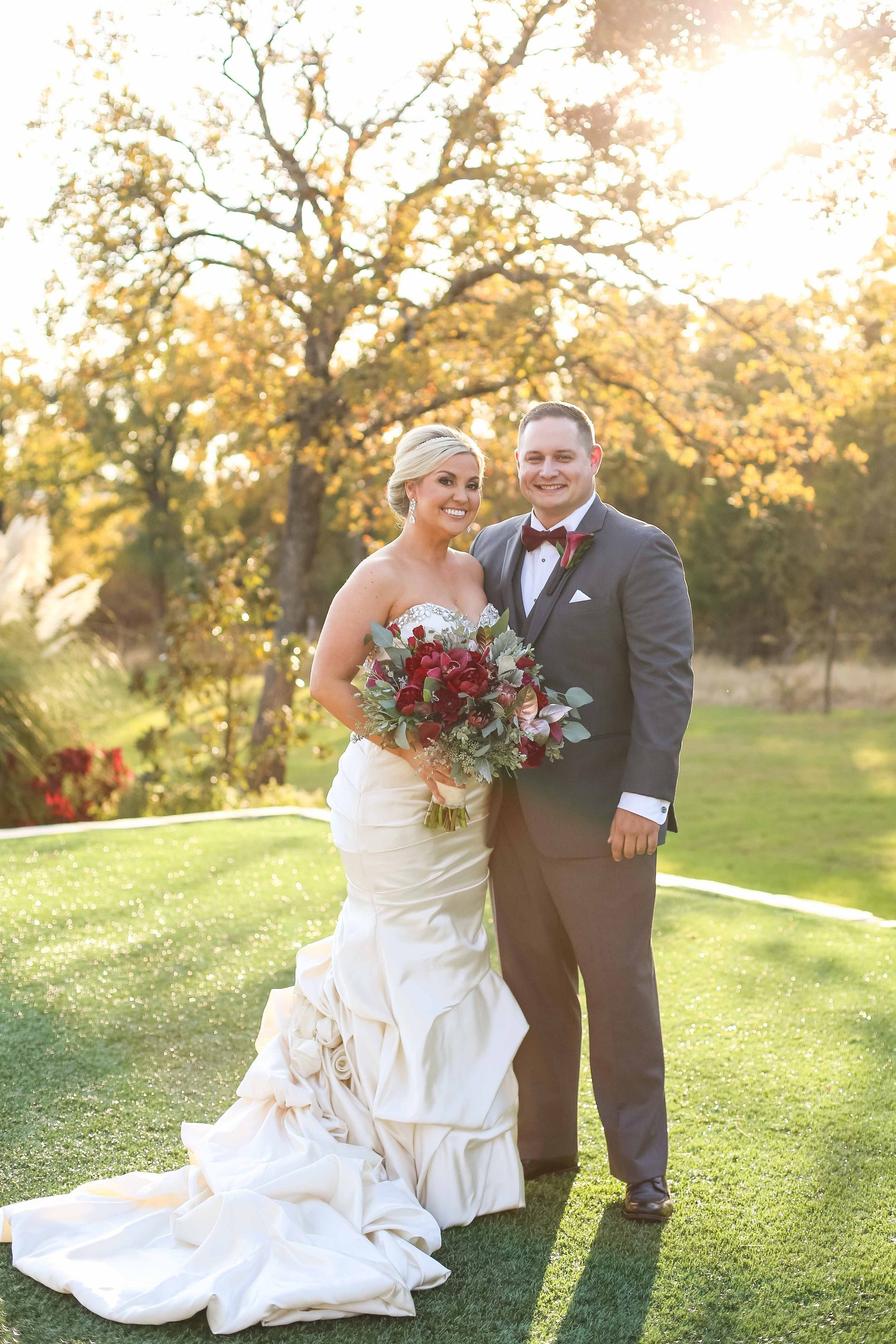 Romantic Wedding at The Springs in Aubrey