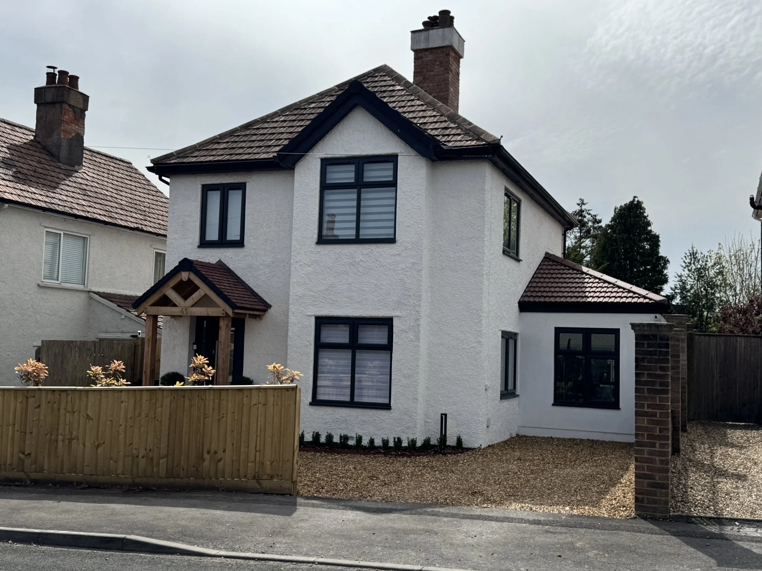 Completed Front Elevation