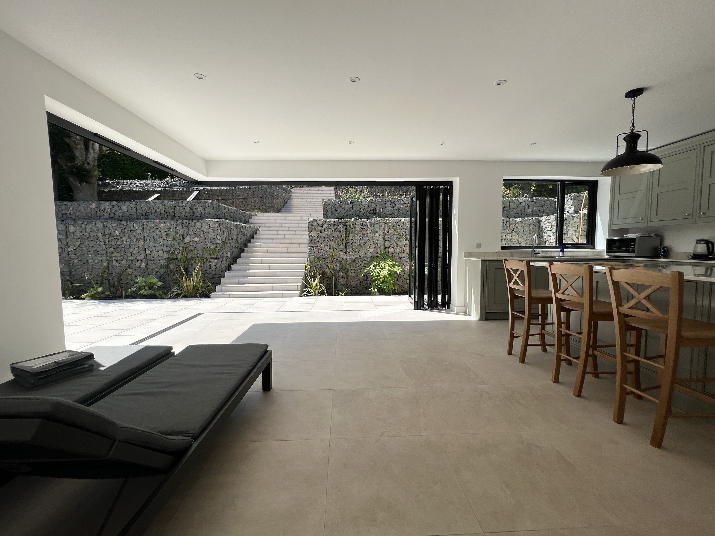Floating Corner Bi-Folding Doors