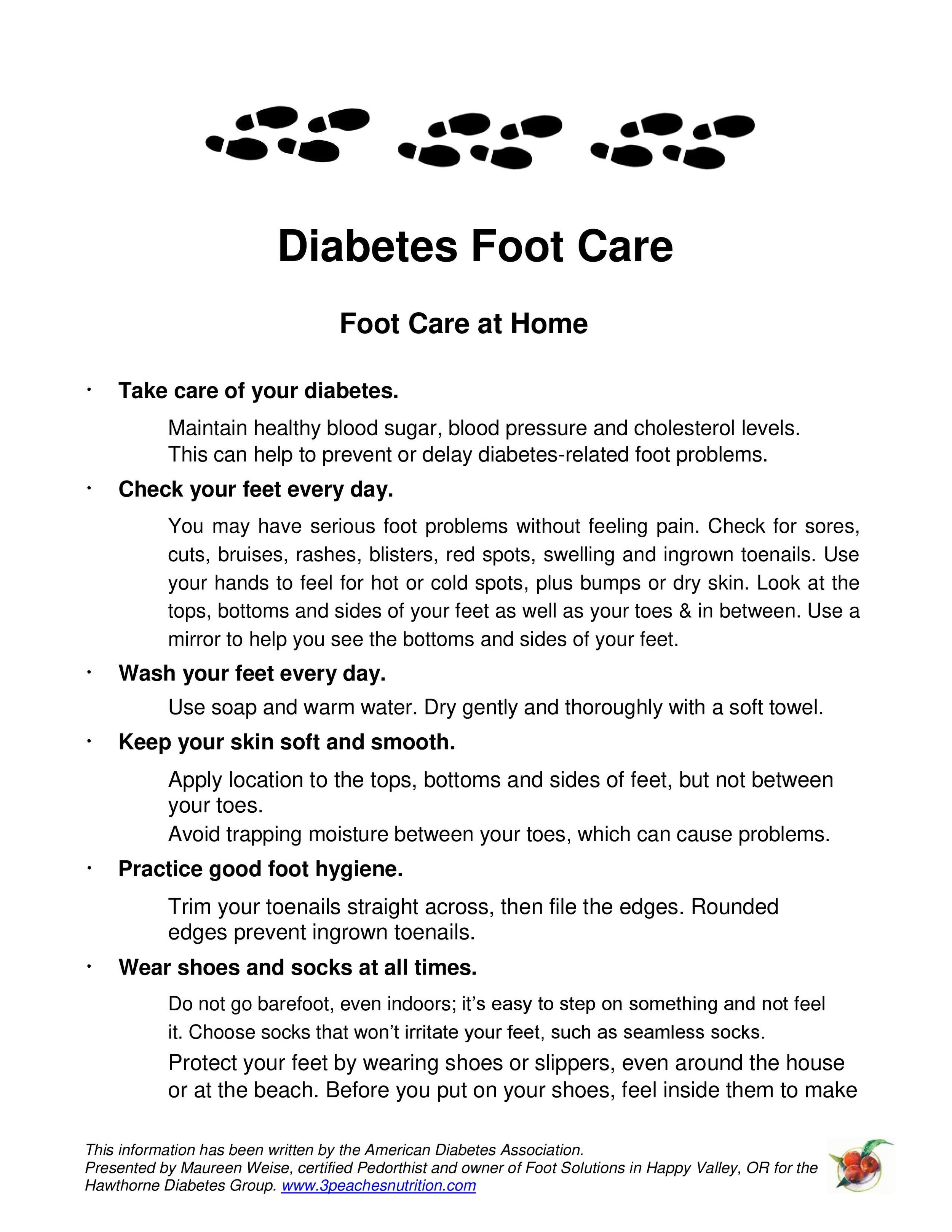 Diabetes Foot Care