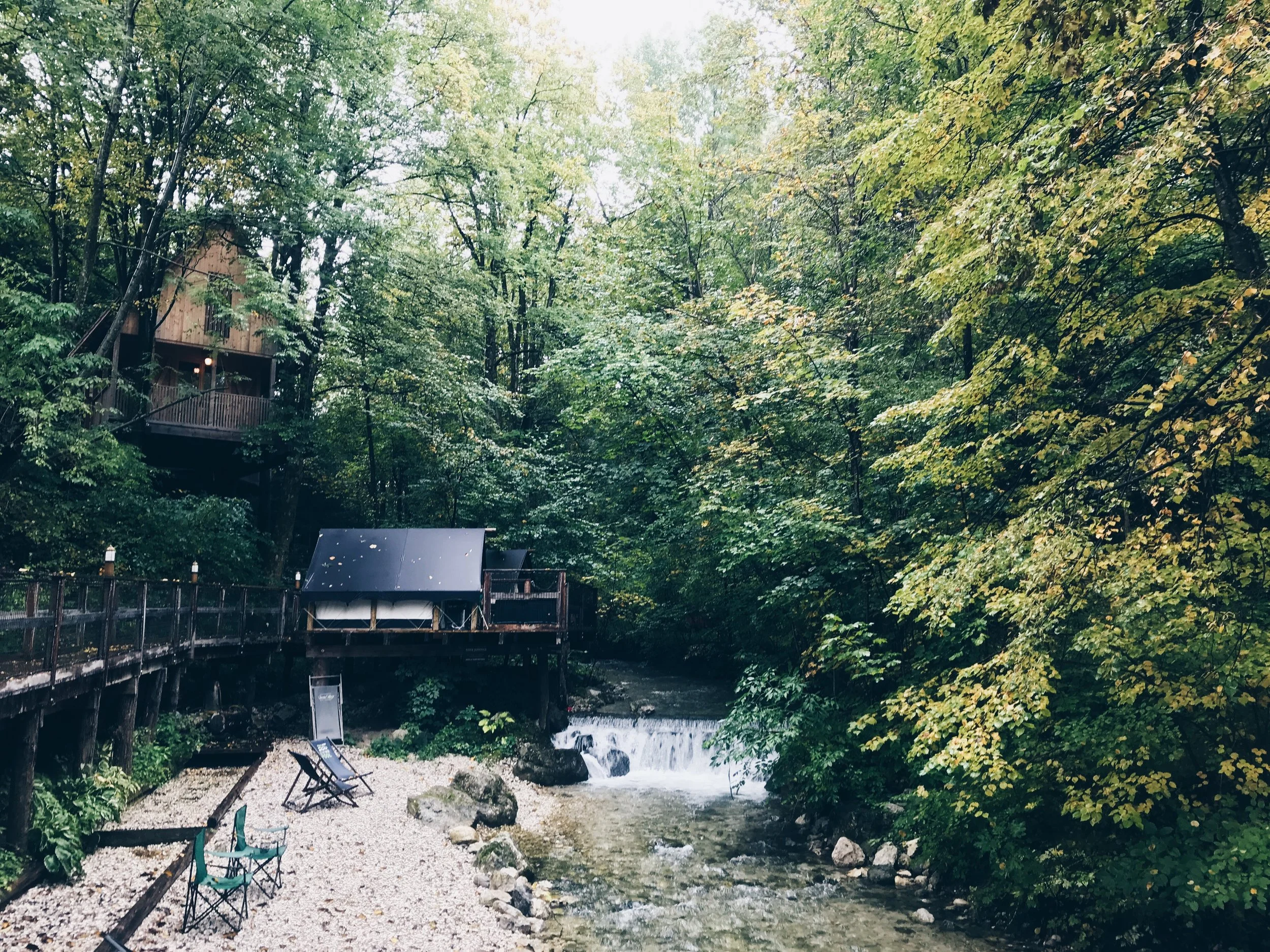 Two Tents and a Tree House 