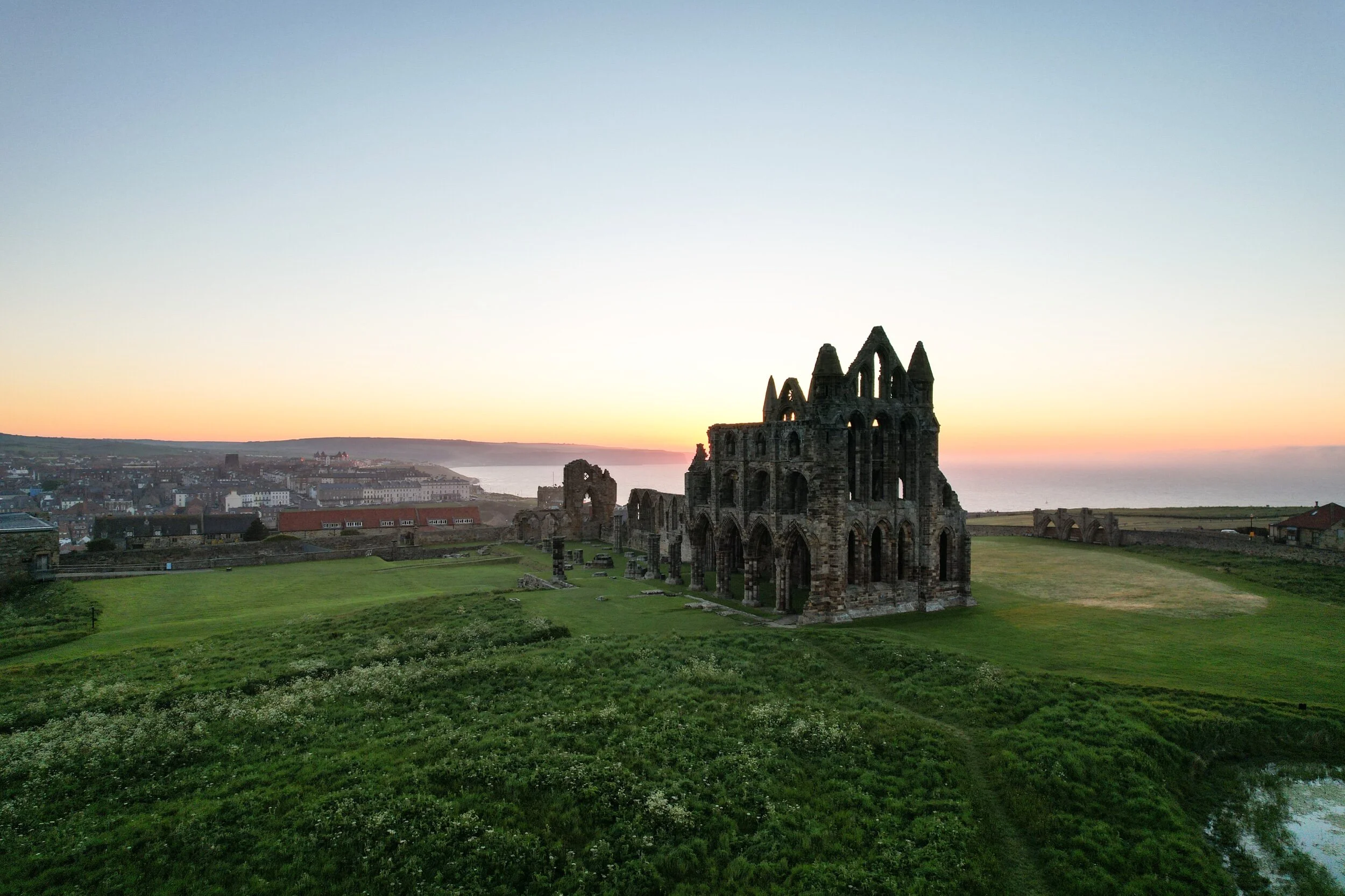 A view of Whitby Abbey