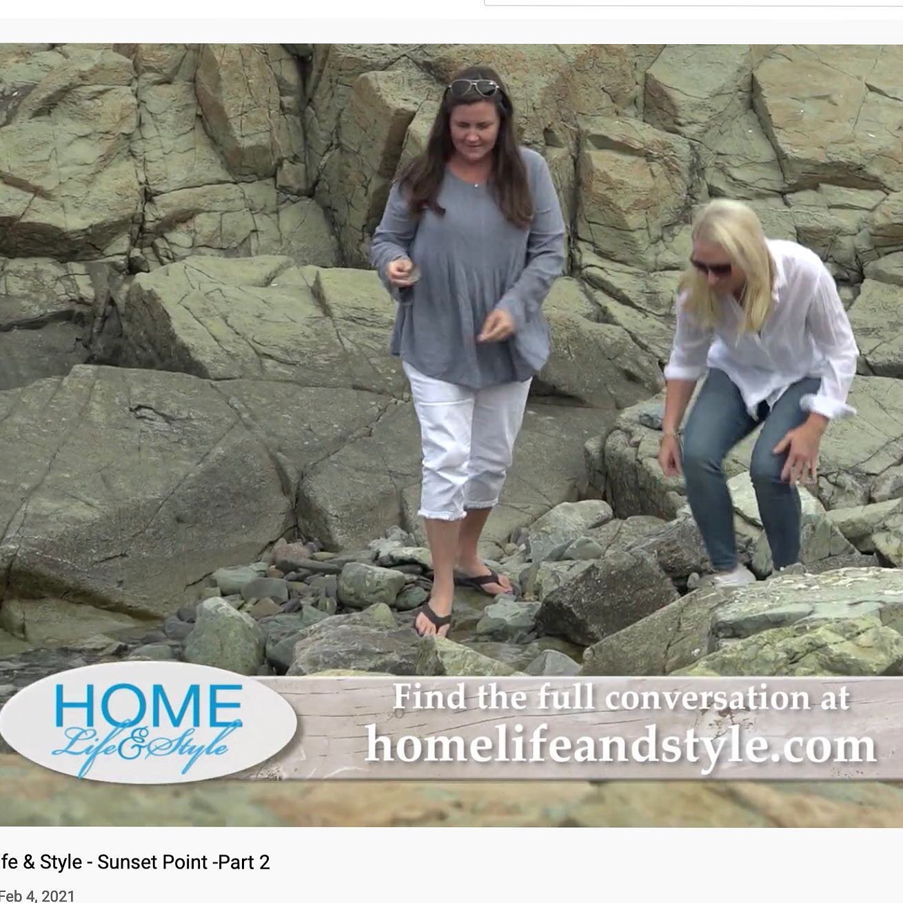 Shelling and a chat with Parker Kelley of Home Life &amp; Styles!⁠⠀
⁠⠀
I was so busy painting last week I forgot to let Boston area folks know Home Life &amp; Styles Sunset Point Episode Part 2 aired last Sundayand ABC tv. Now the episode is on you t
