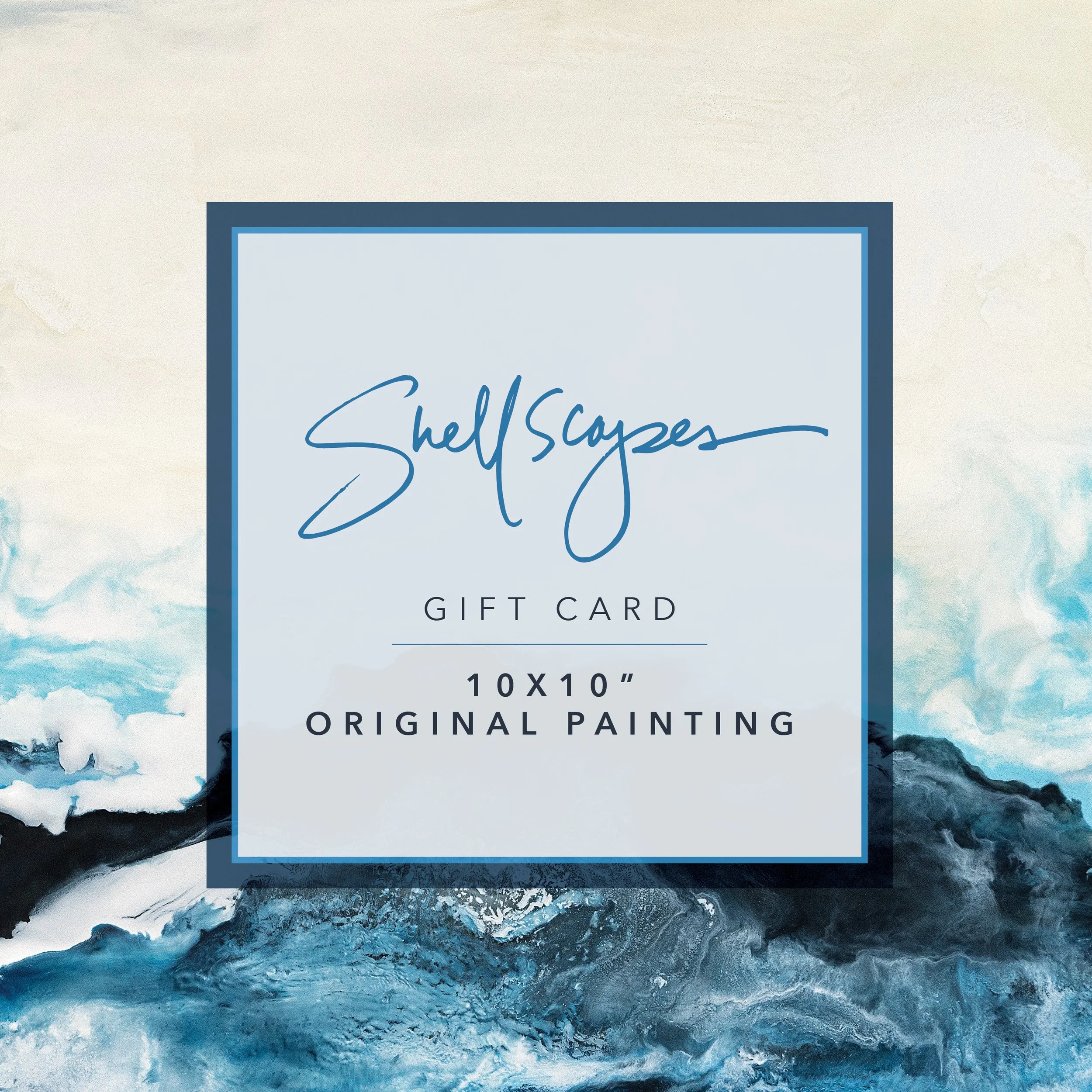 Gift Card 10x10" Original Painting