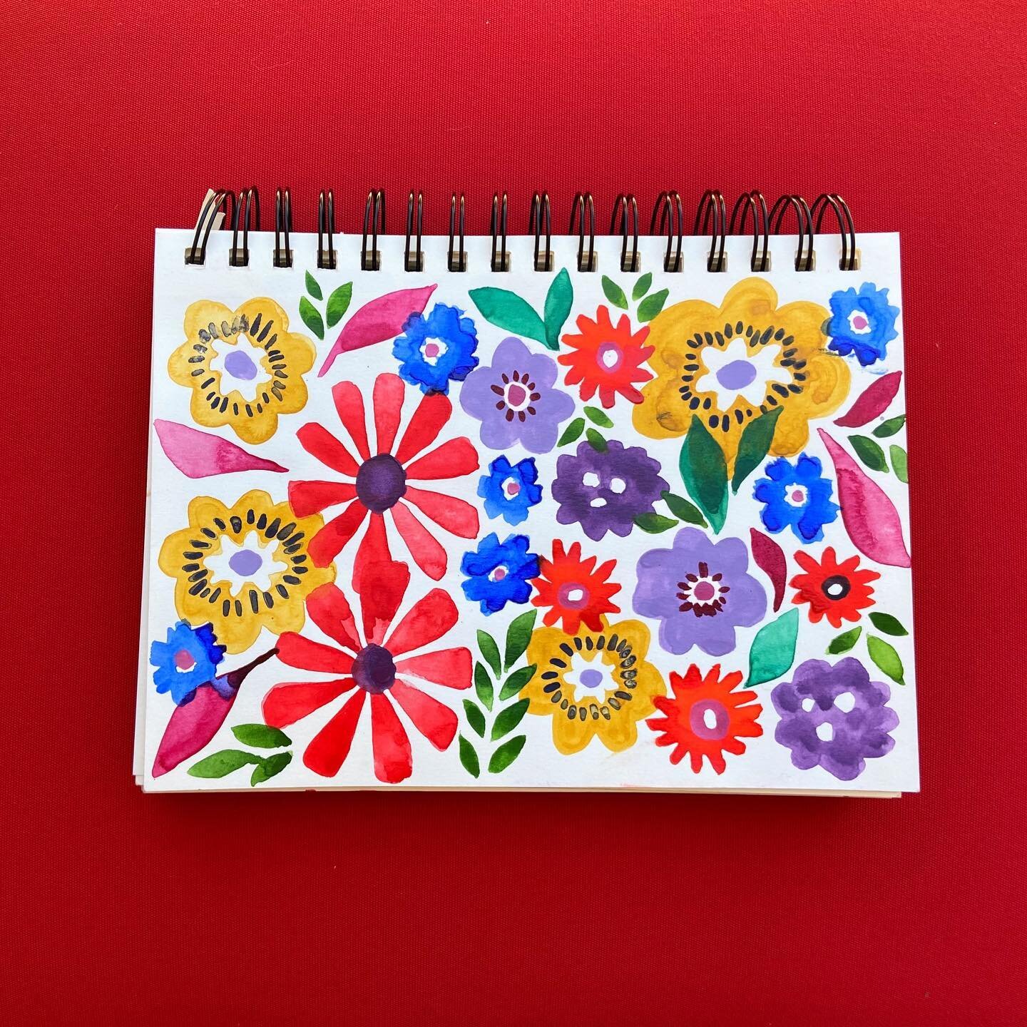 It&rsquo;s been a long hot summer. Art therapy is always good for the soul.
.
.
.
.
.
.
.
.
#acolorstory #watercolor #dsfloral #dscolor #theeverygirl ##sketchaday #sketchbook #handpainted #doitfortheprocess #creativityfound #illustratorsoninstagram #