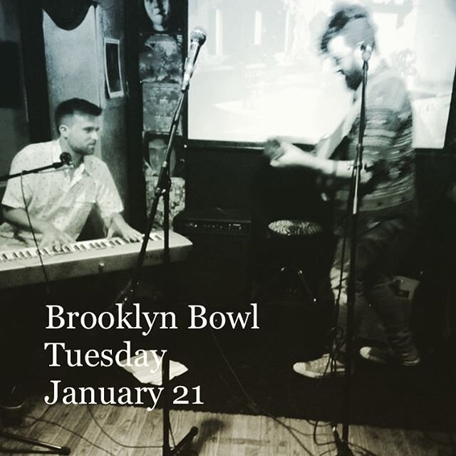 This is a picture of our first show ever at @freddysbrklyn 
Next Tuesday, we take the stage at @brooklynbowl with @coldweathercompany 
Extremely thankful to everyone that comes out to our shows and all the bars and venues that have let us play our mu
